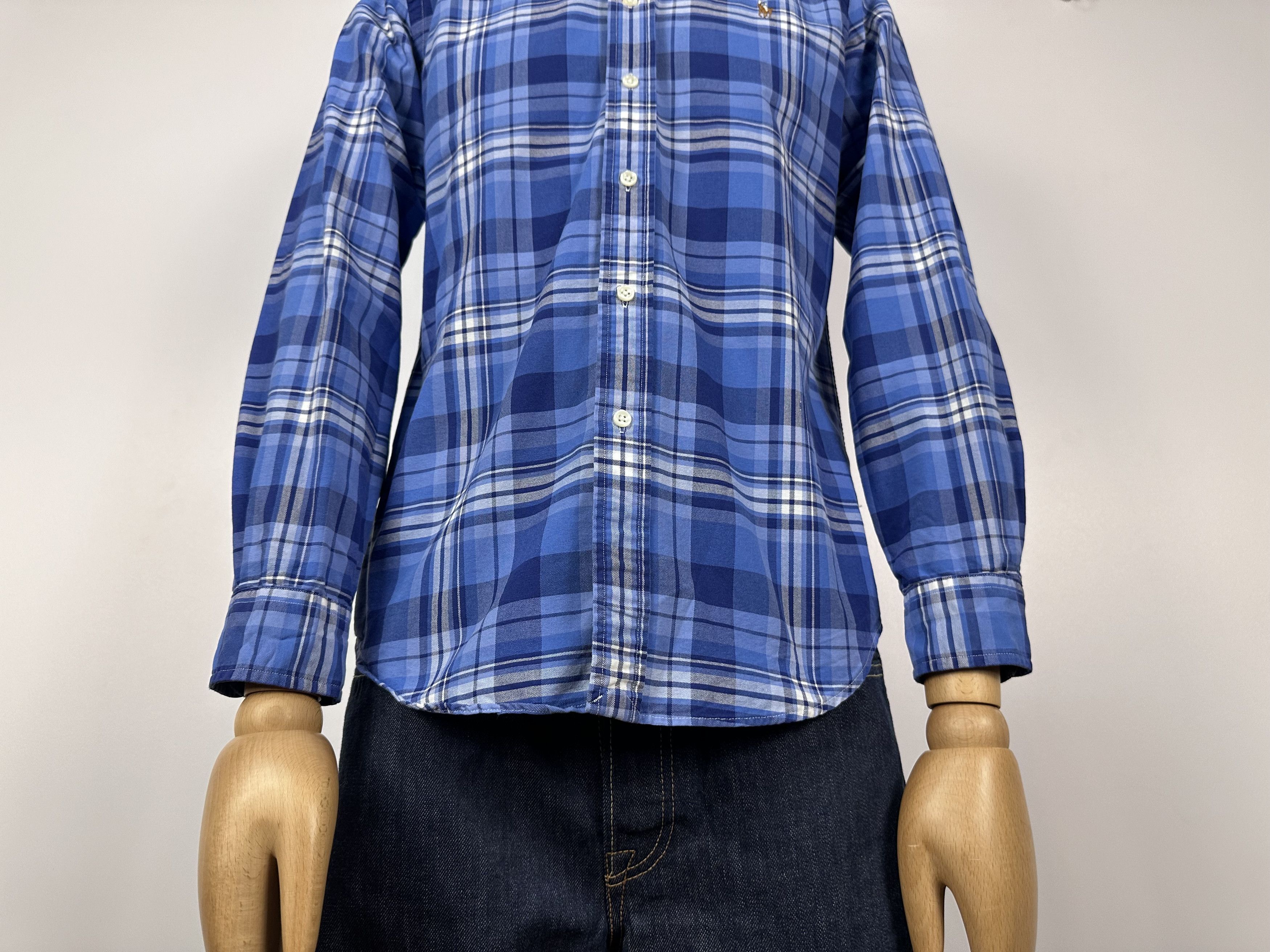 Polo Ralph Lauren POLO RALPH LAUREN Cotton Checkered Button Up Shirt Blue Mens Size US S / EU 44-46 / 1 - 5 Thumbnail