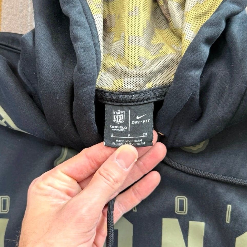 Nike VINTAGE? No — Nike Detroit Lions Salute To Service 2020 Hoodie Men S Small NFL Football Shirt? Size US S / EU 44-46 / 1 - 6 Thumbnail