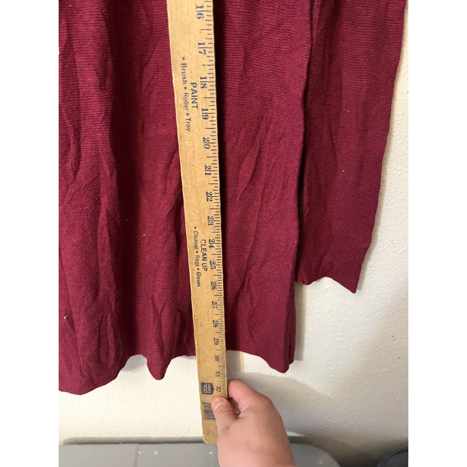 Eileen Fisher VINTAGE Eileen Fisher Silk Blend Tunic Top Womens XS Long Sleeve Maroon Casual Office Wear Oversized Size XS / US 0-2 / IT 36-38 - 5 Thumbnail