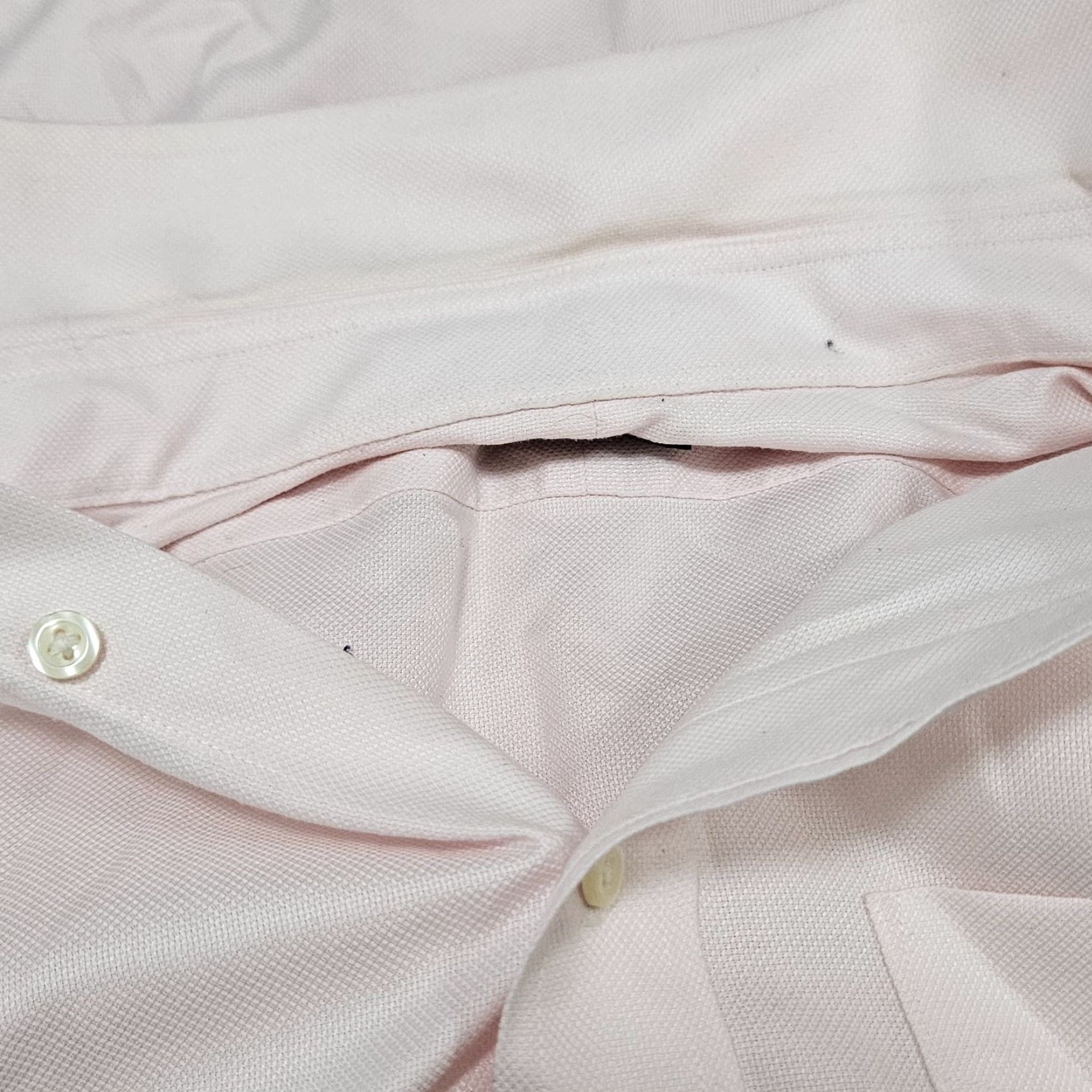 Jos. A. Bank Jos A Bank Pink Egyptian Cotton Slim Signature Dress Shirt 15-34 Long Sleeve Size 40R - 5 Thumbnail