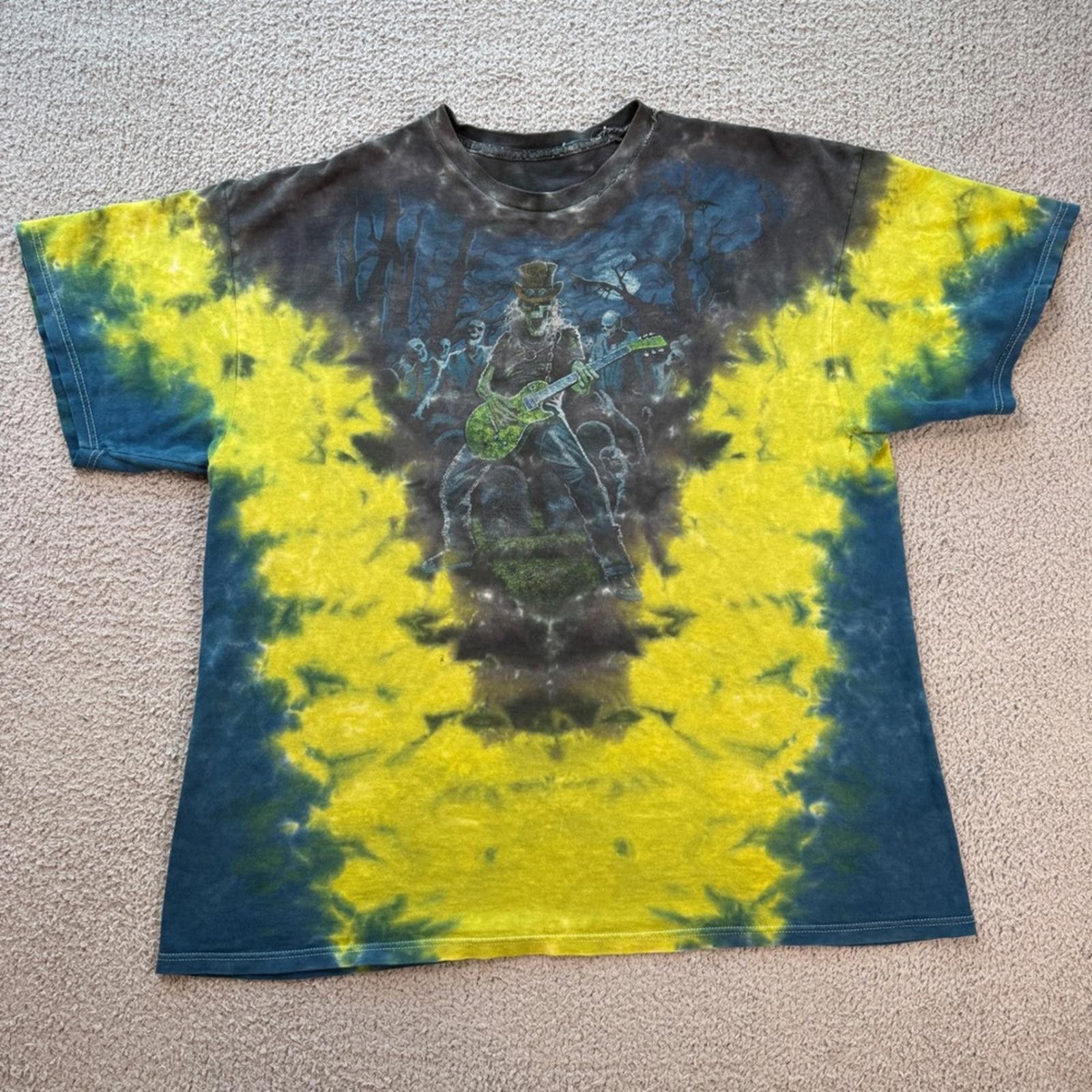 Other Grateful Dead Skeleton Guitarist Tie Dye T Shirt XXL Size US XL / EU 56 / 4 - 1 Thumbnail
