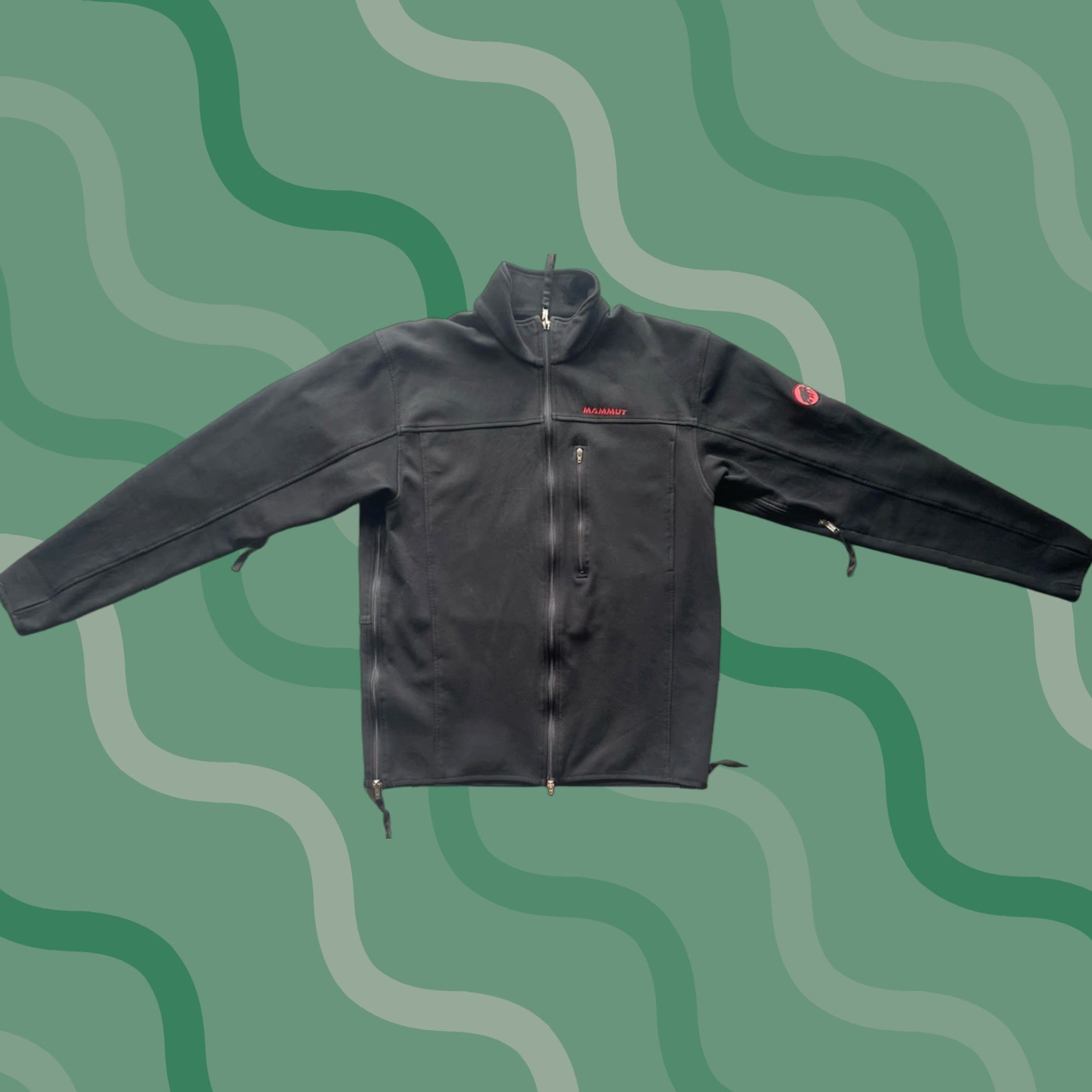 Mammut Mammut Windstopper Jacket Black Men’s Large Polyester Size US L / EU 52-54 / 3 - 1 Thumbnail