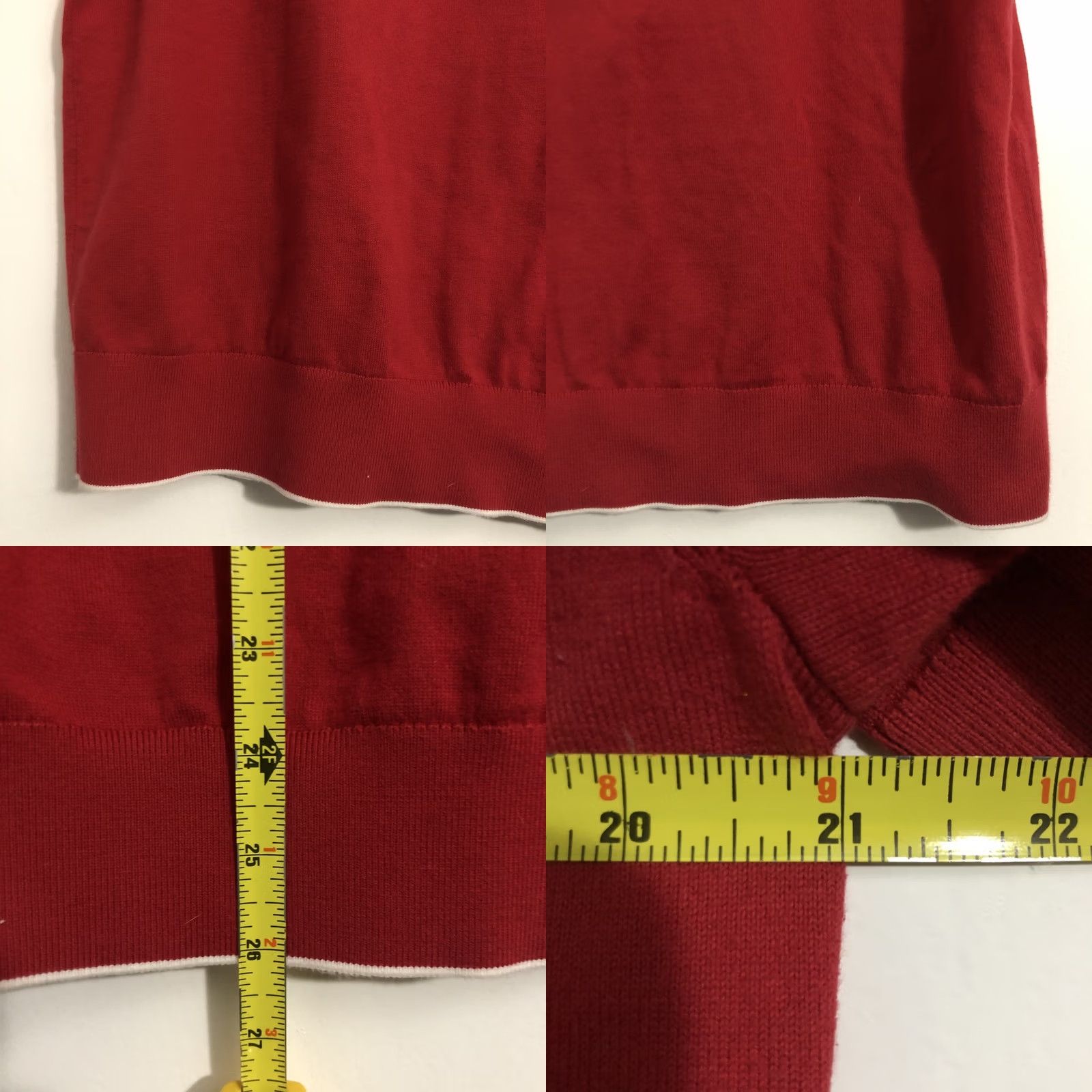 Carolina Herrera CH Carolina Herrera Red Polo Shirt Men L 100% Cotton Short Sleeve Shirt Polo Classic Casual Mens Size US L / EU 52-54 / 3 - 8 Thumbnail