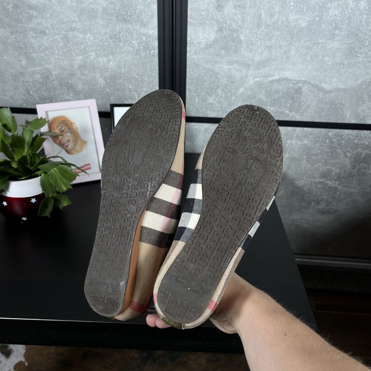 Burberry BURBERRY LOW TOP TRAINERS SNEAKERS SHOES NOVA CHECK WOMENS Size US 5 / EU 37 - 8 Thumbnail