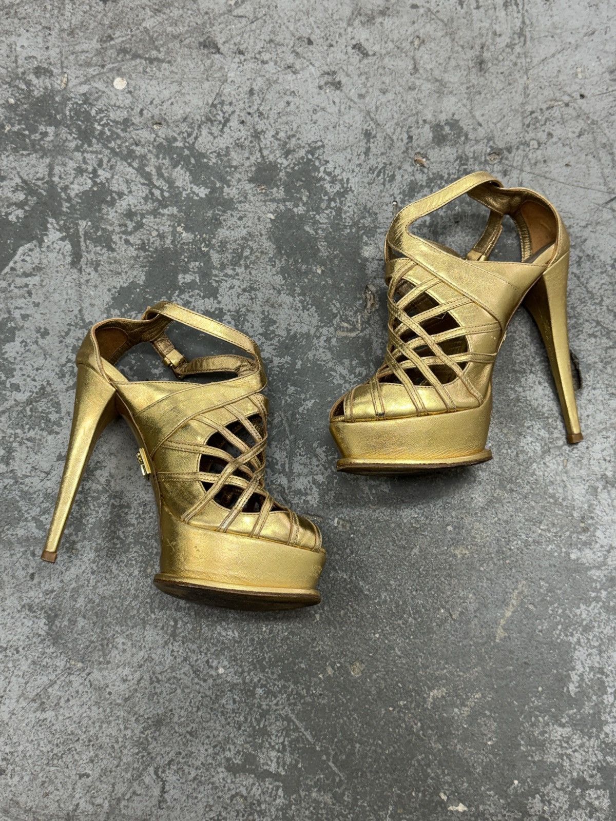 Vintage y2k Archive heels Vintage Mules Size US 8 / IT 38 - 6 Thumbnail