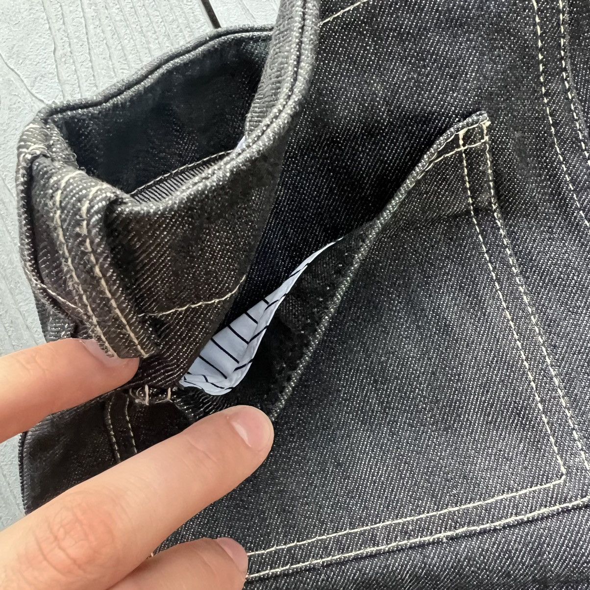 Balenciaga × Japanese Brand BALENCIAGA Denim Black Flared Low Rise Jeans 27 Size 27" / US 4 / IT 40 - 13 Thumbnail