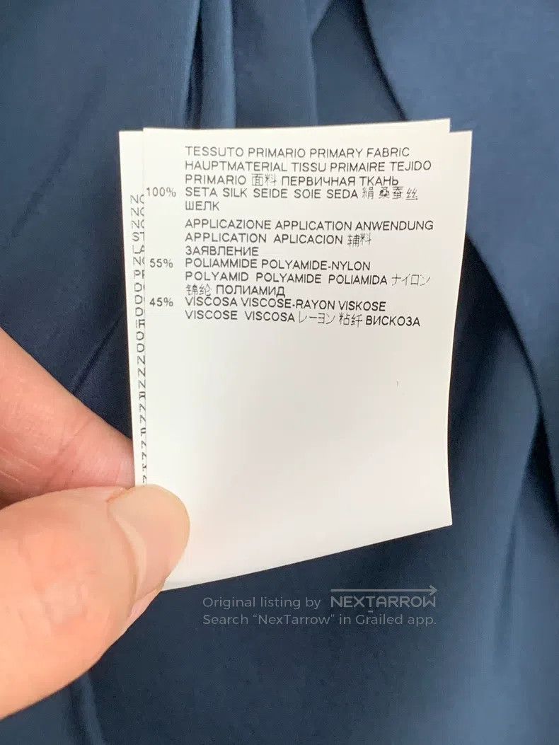 Maison Margiela Maison Margiela Blue silk shirt Size XXS / US 00 / IT 34 - 8 Thumbnail