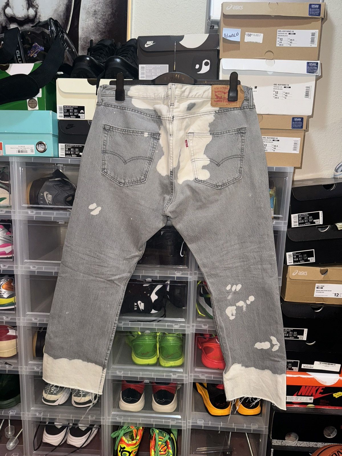 Levi's × Vintage LEVI 501 FACTORY BLEACHED Size US 36 / EU 52 - 2 Thumbnail