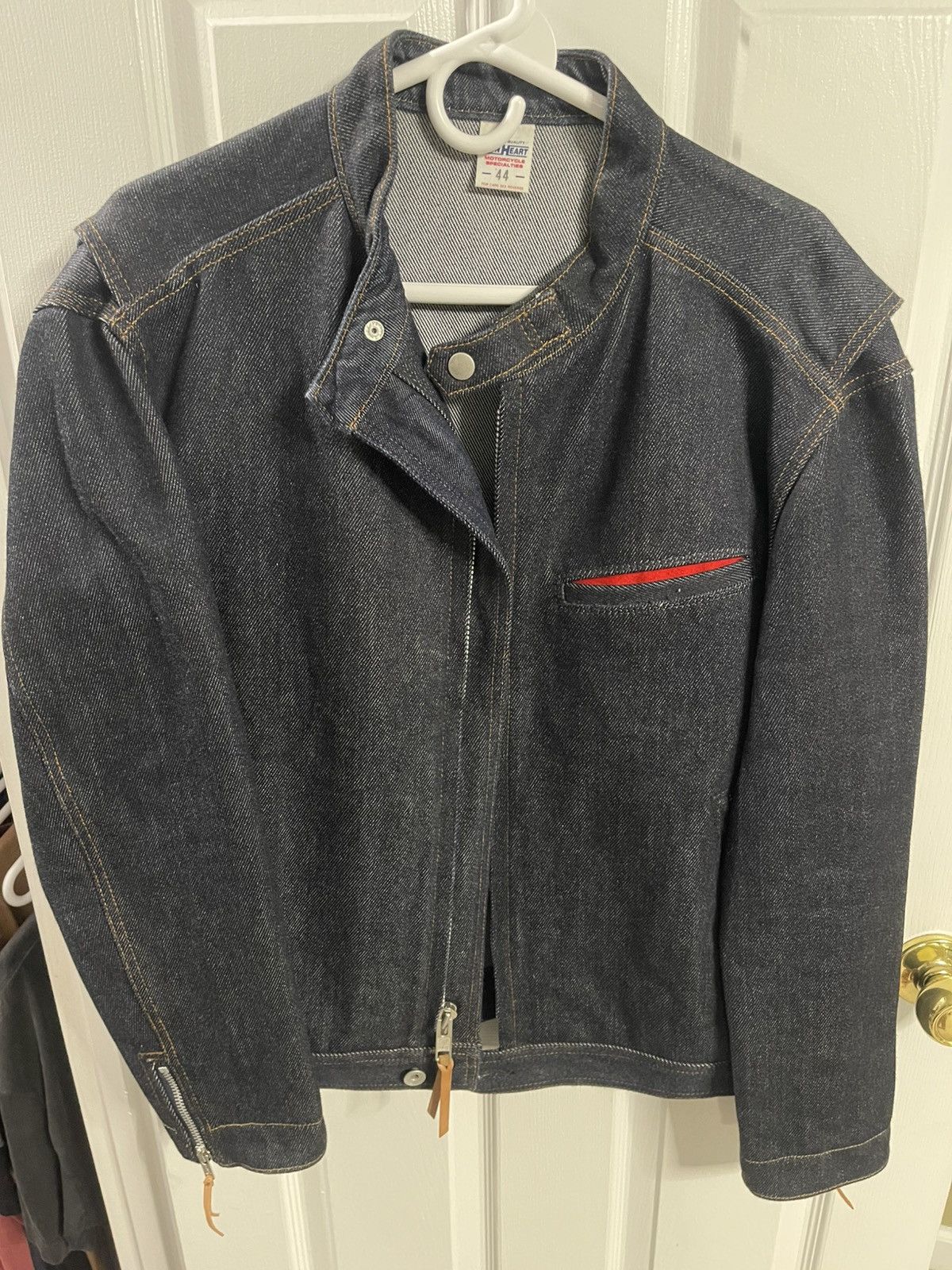 Iron Heart Iron heart moto denim jacket 21oz heavy Size US L / EU 52-54 / 3 - 1 Thumbnail