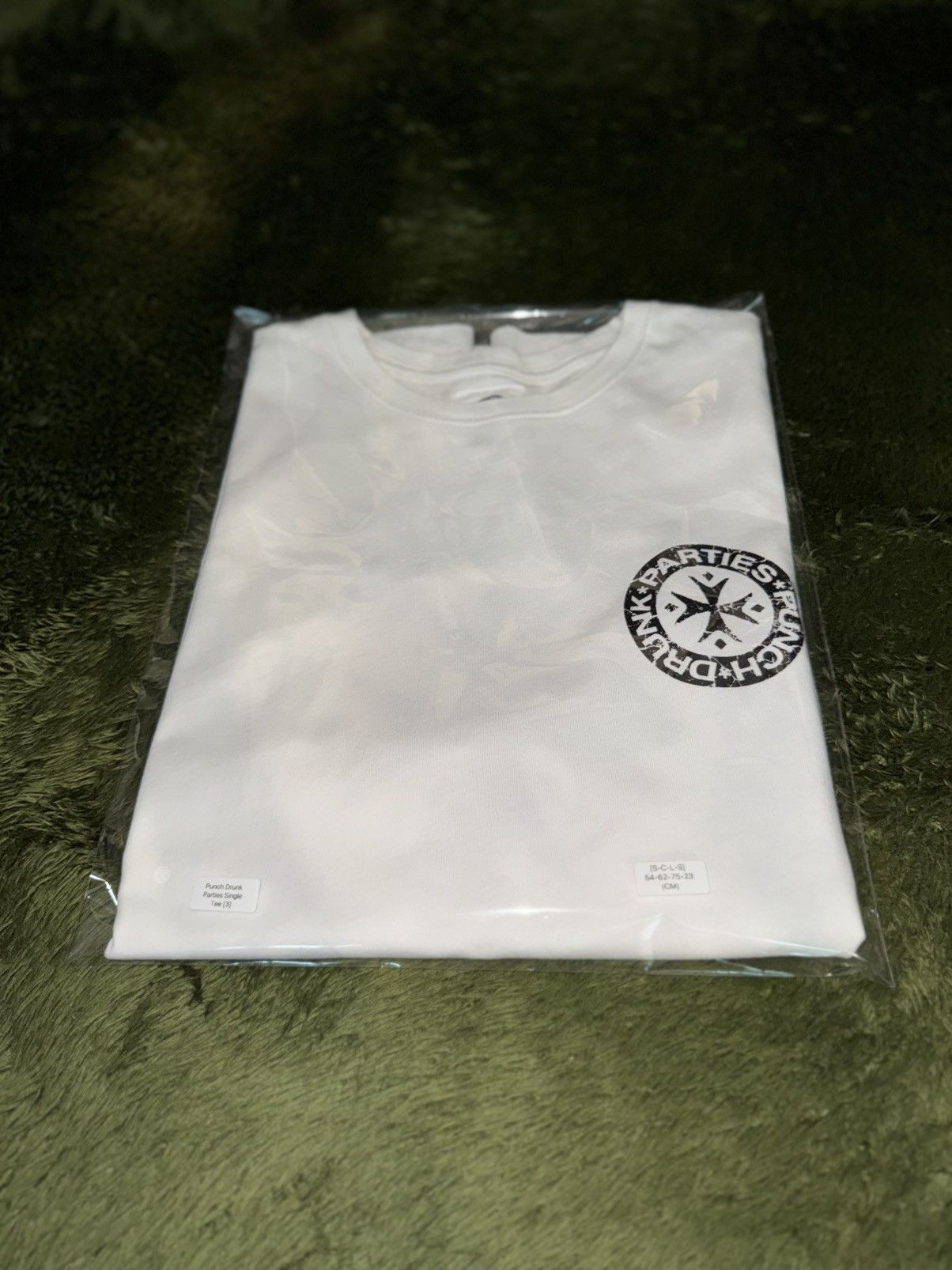 Japanese Brand [3] Punch Drunk Parties Single Stitch Logo T-Shirt White Size US XL / EU 56 / 4 - 11 Thumbnail