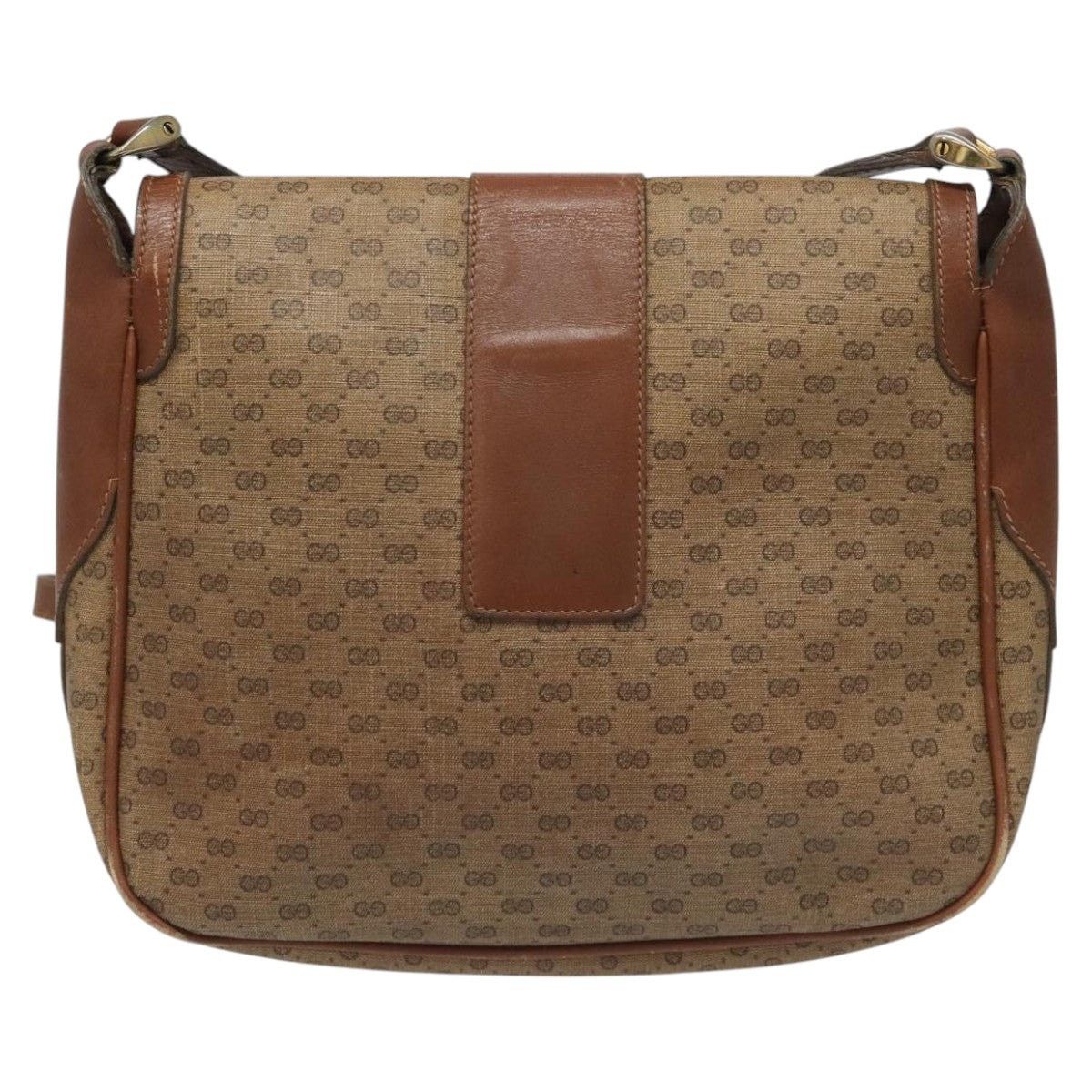 Gucci GUCCI Micro GG Canvas Shoulder Bag Pvc Beige Size ONE SIZE - 3 Thumbnail