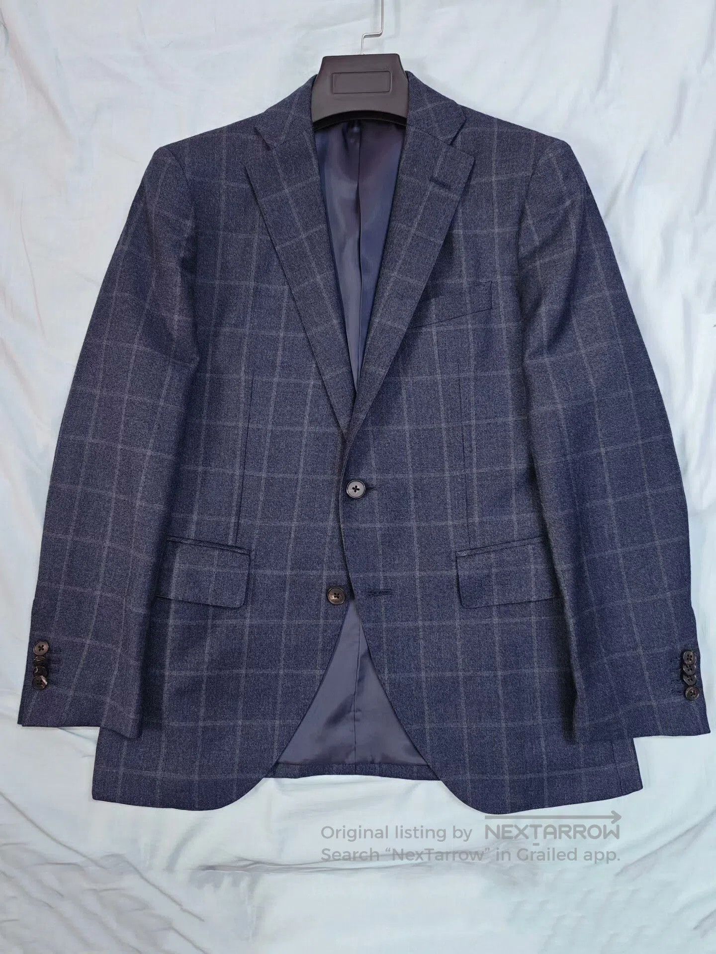 Japanese Brand Italian e.thomas Wool Blend Suit Jacket. Size US S / EU 44-46 / 1 - 5 Thumbnail