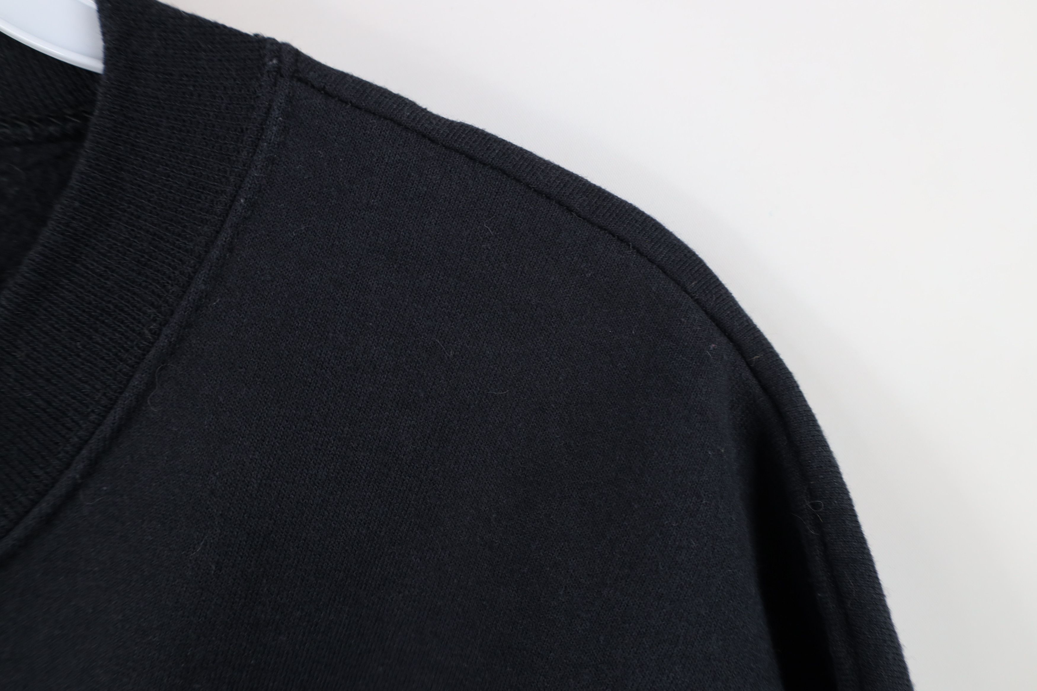 Vintage Vintage 90s Streetwear Blank Crewneck Sweatshirt Black Size US XL / EU 56 / 4 - 7 Thumbnail