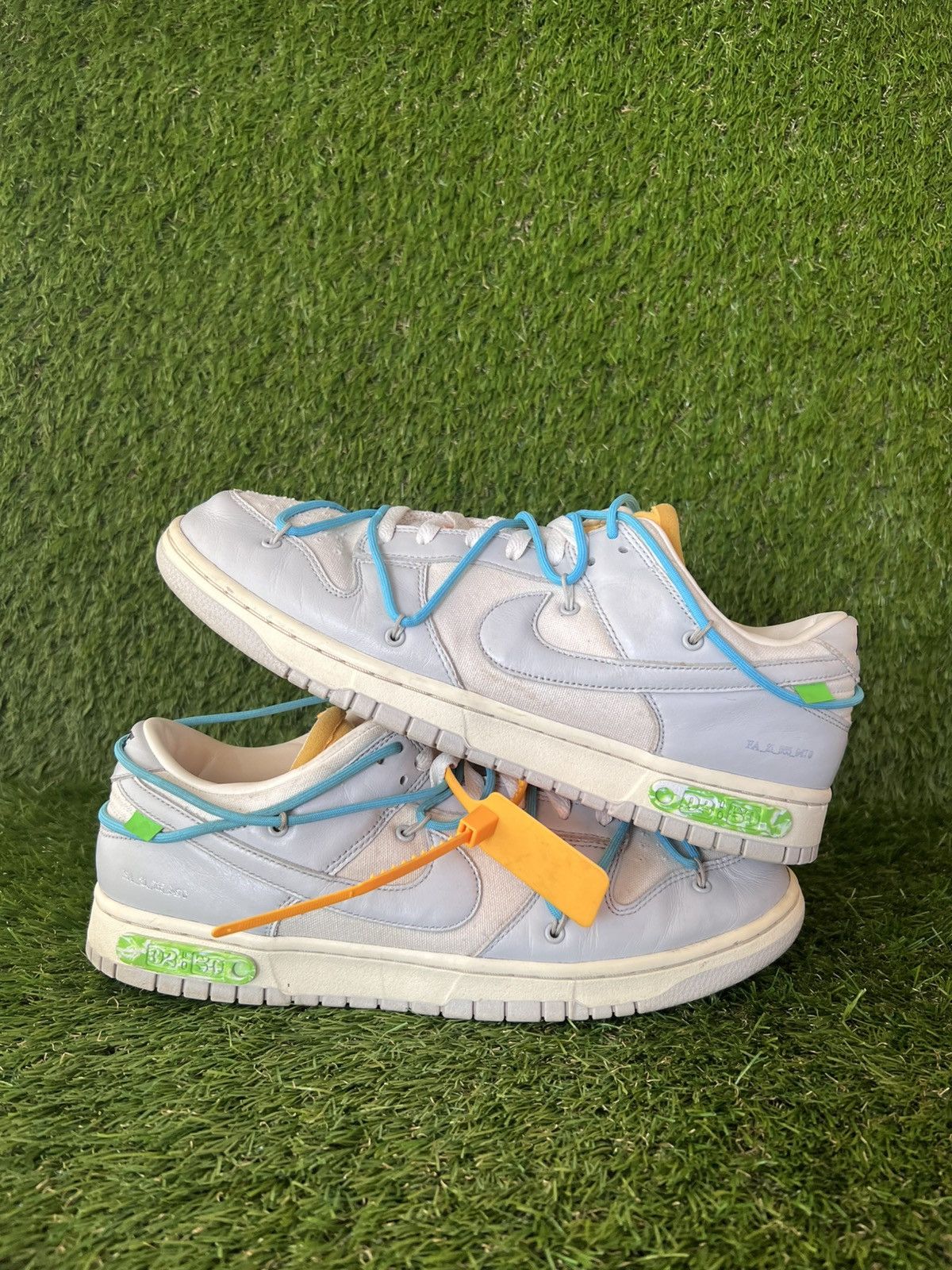 Nike × Off-White Nike Dunk Low Off-White Lot 2 Size US 12 / EU 45 - 1 Thumbnail