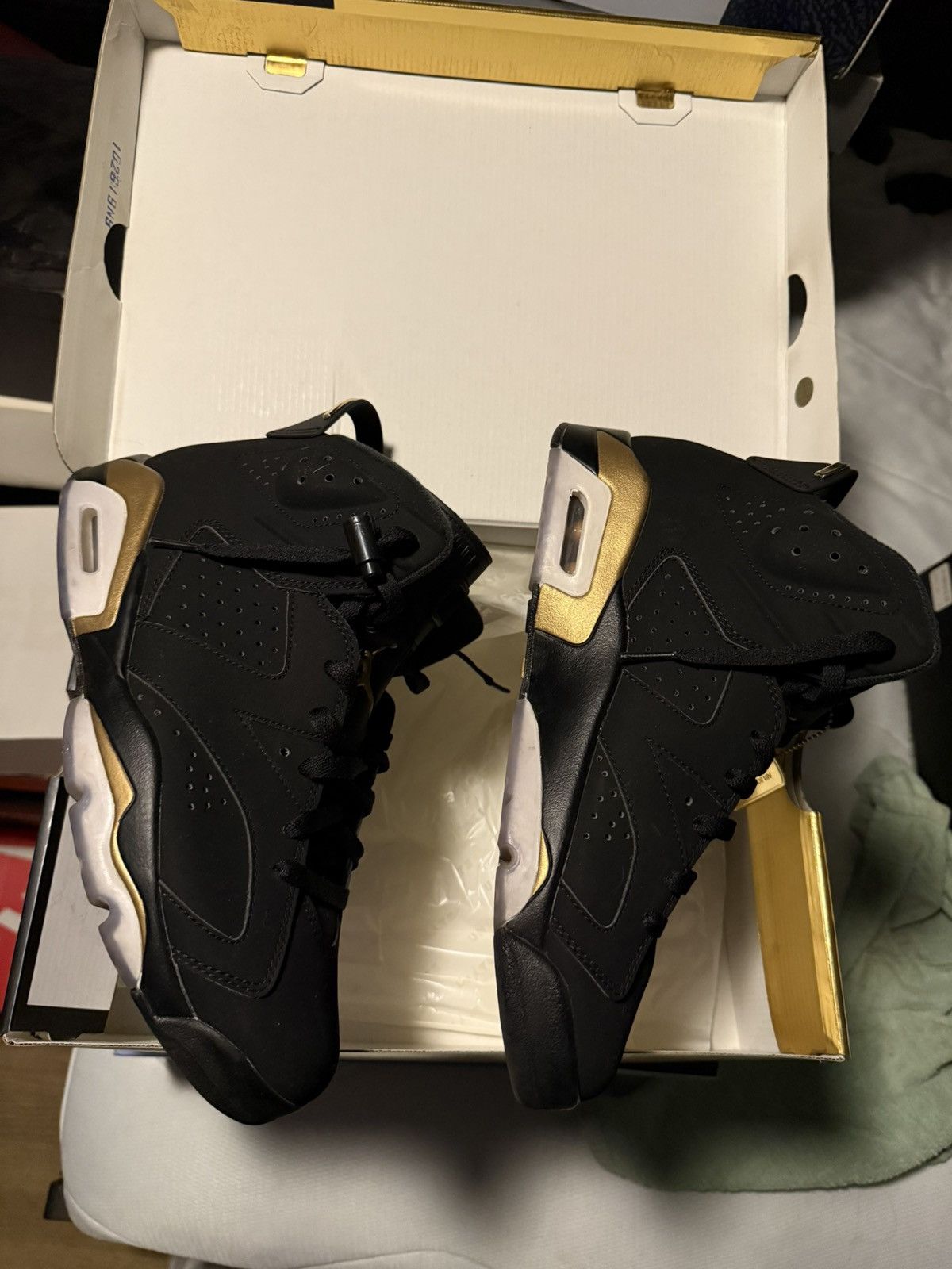 Jordan Brand Jordan 6 DMP Black Size US 9.5 / EU 42-43 - 7 Thumbnail