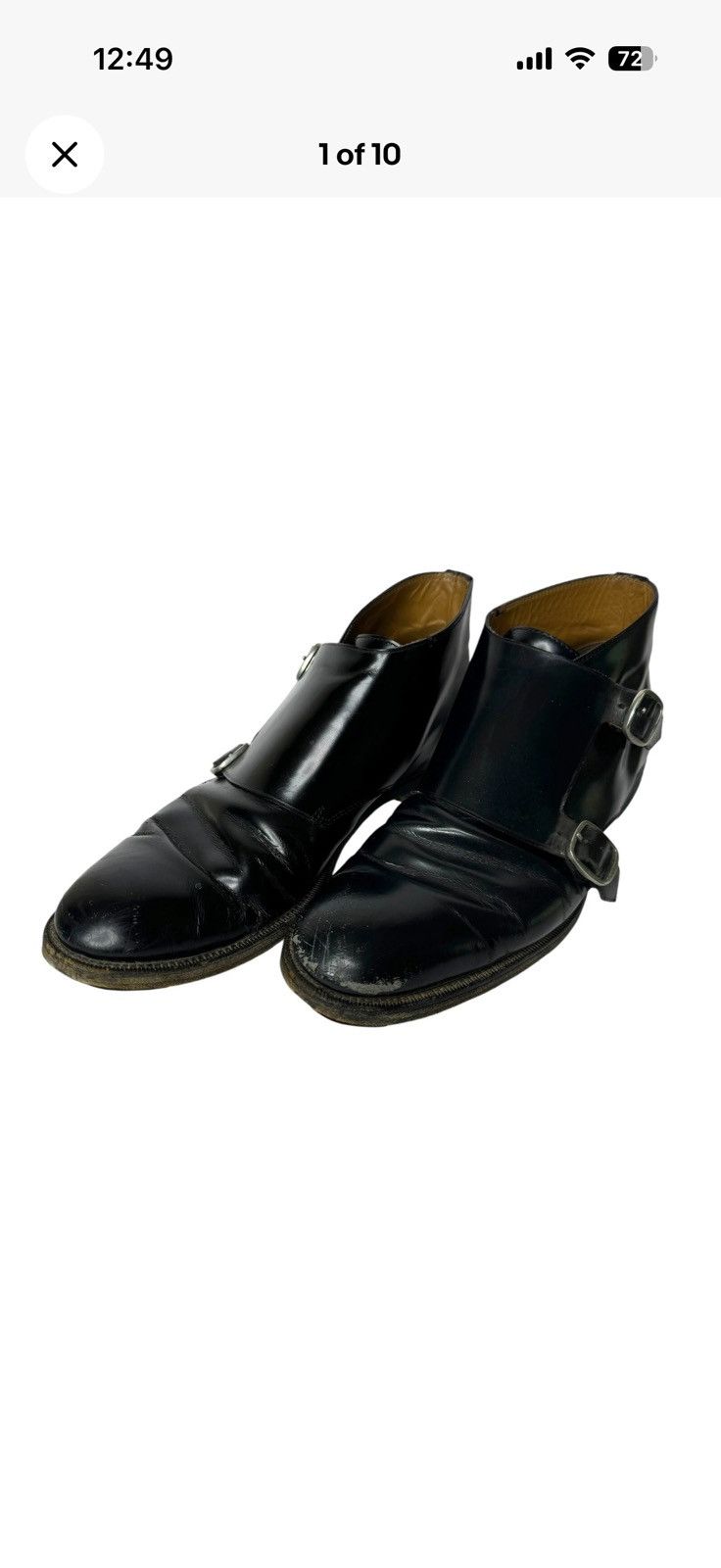 Jimmy Choo Jimmy Choo double monk ankle boots Size US 11 / EU 44 - 1 Thumbnail