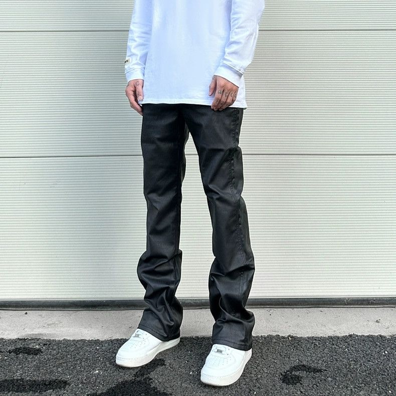 wax punk bootcut hiphop flared bootcut punk jeans