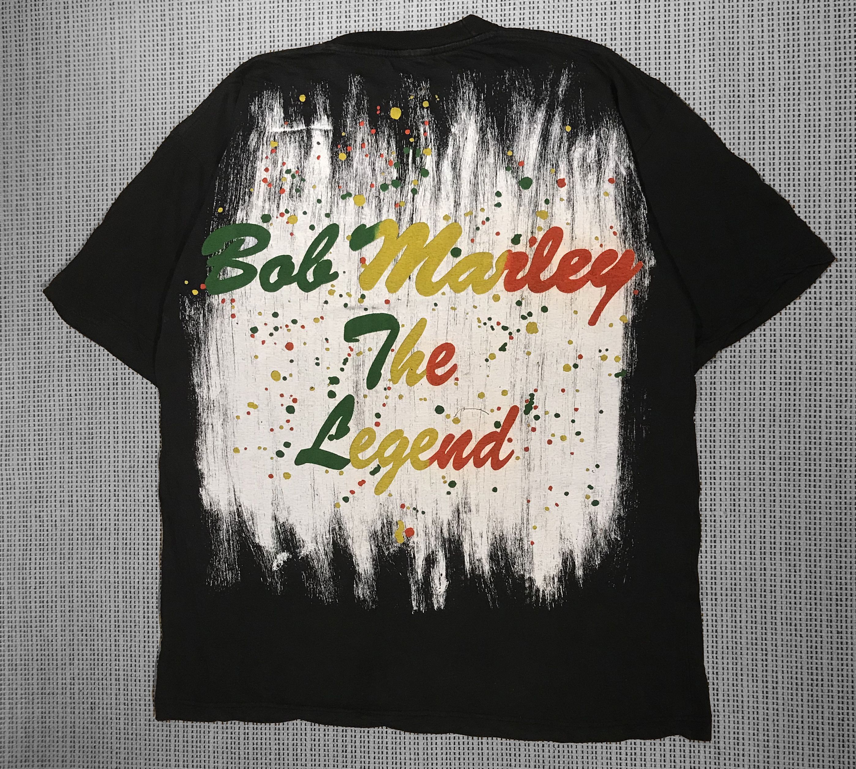 Vintage Vintage 90s AOP ‘Bob Marley’ T-shirt (L) Size US L / EU 52-54 / 3 - 2 Thumbnail