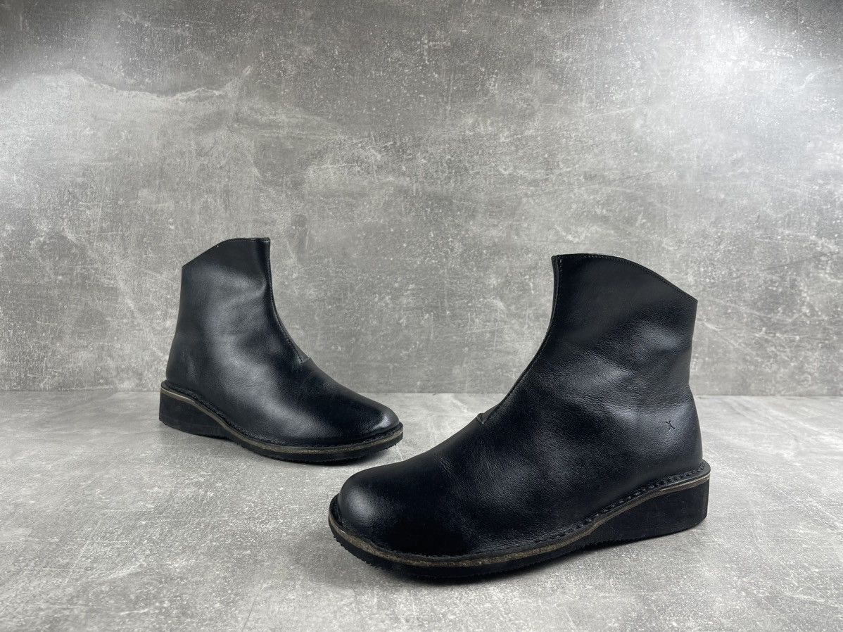 Genuine Leather Cammina Leggero Black Leather Minimalist Ankle Boots Size US 8 / EU 41 - 4 Thumbnail