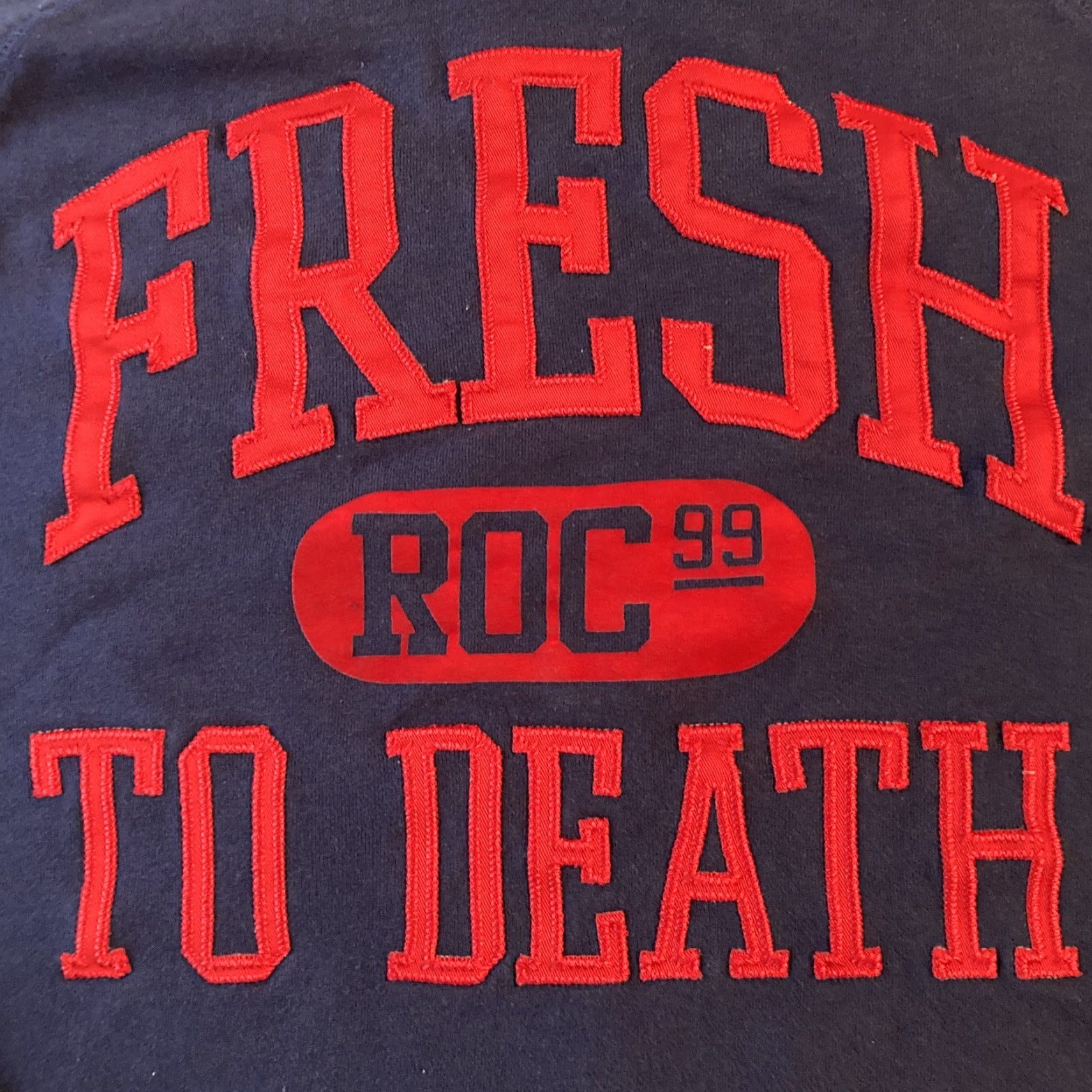 Rocawear Rocawear Fresh To Death 99 Medium Crew Neck Pullover Sweatshirt Men M Blue Pullover Crew Neck Long Sleeve Size US M / EU 48-50 / 2 - 2 Thumbnail