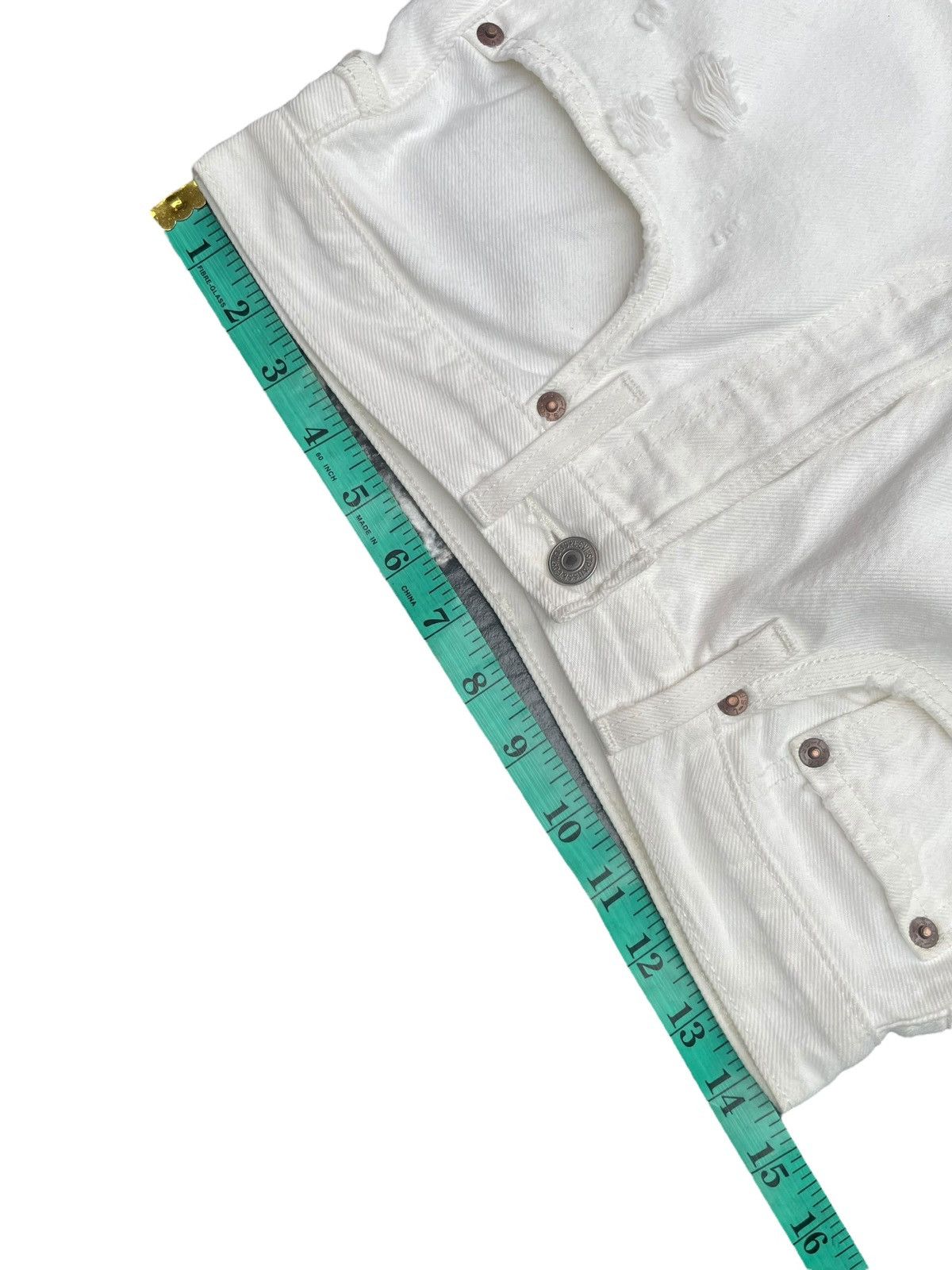 Levi's Levis 501 Big E Skinny Distresed Denim Size US 28 / EU 44 - 10 Thumbnail