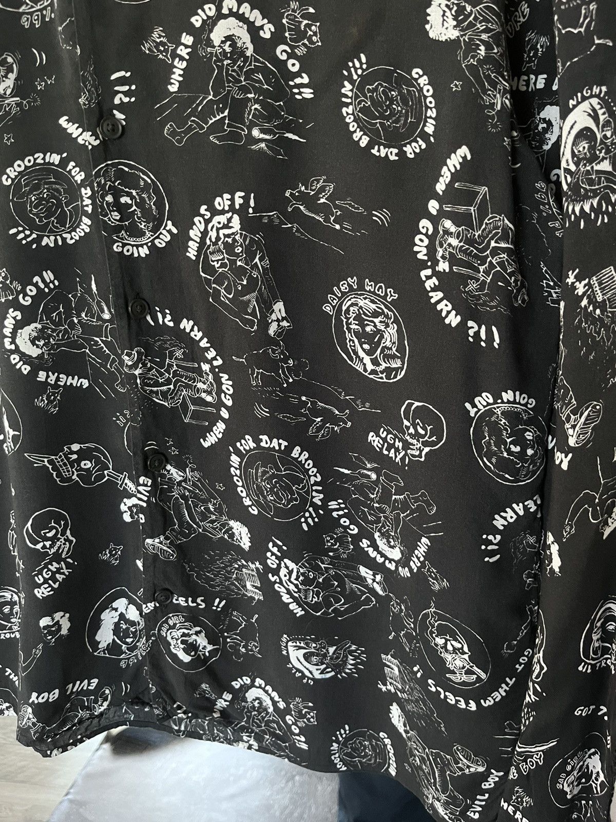 Allsaints Allsaints Printed Shirt Long Sleeve Size US M / EU 48-50 / 2 - 5 Thumbnail