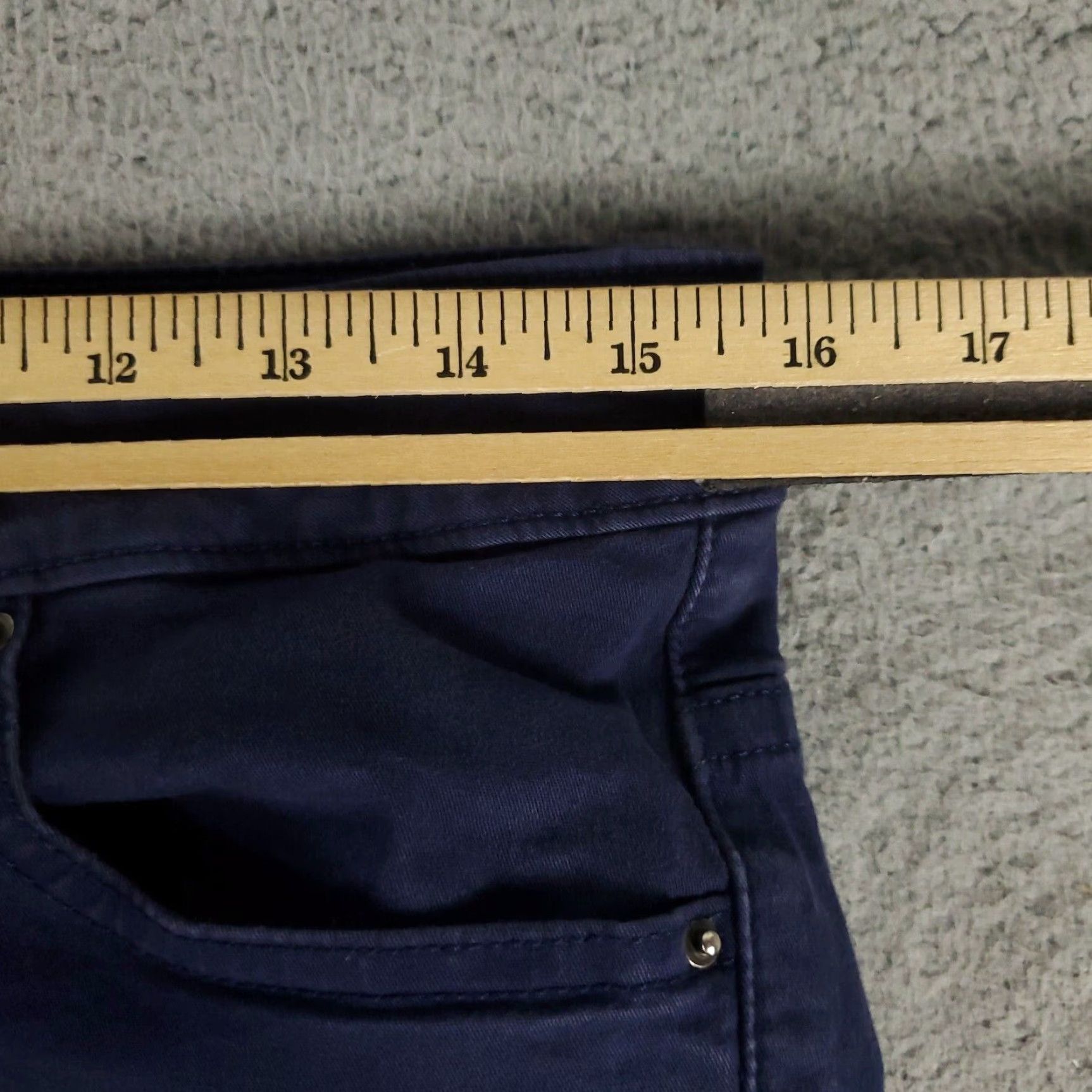 La Martina VINTAGE La Martina Men's Jeans Size 29x32 Slim Fit Blue Cotton Canvas Casual Pants Size US 29 - 4 Thumbnail
