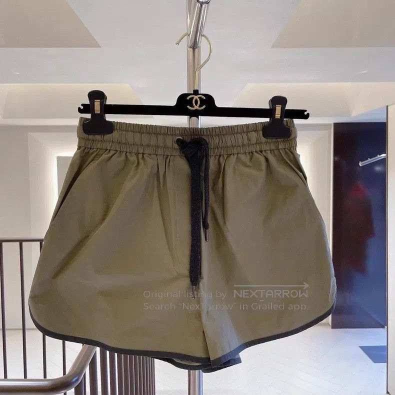 Brunello Cucinelli Brunello Cucinelli size XS Military Green Casual Shorts Size 42" / US 20 - 2 Thumbnail