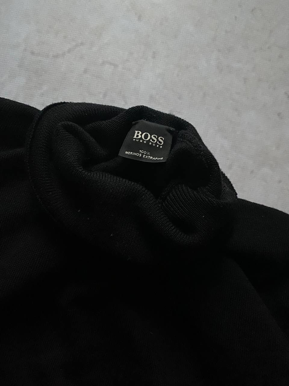 Hugo Boss × Vintage Vintage Hugo Boss Luxury Knit Wool Turtleneck Sweater Size US M / EU 48-50 / 2 - 3 Thumbnail