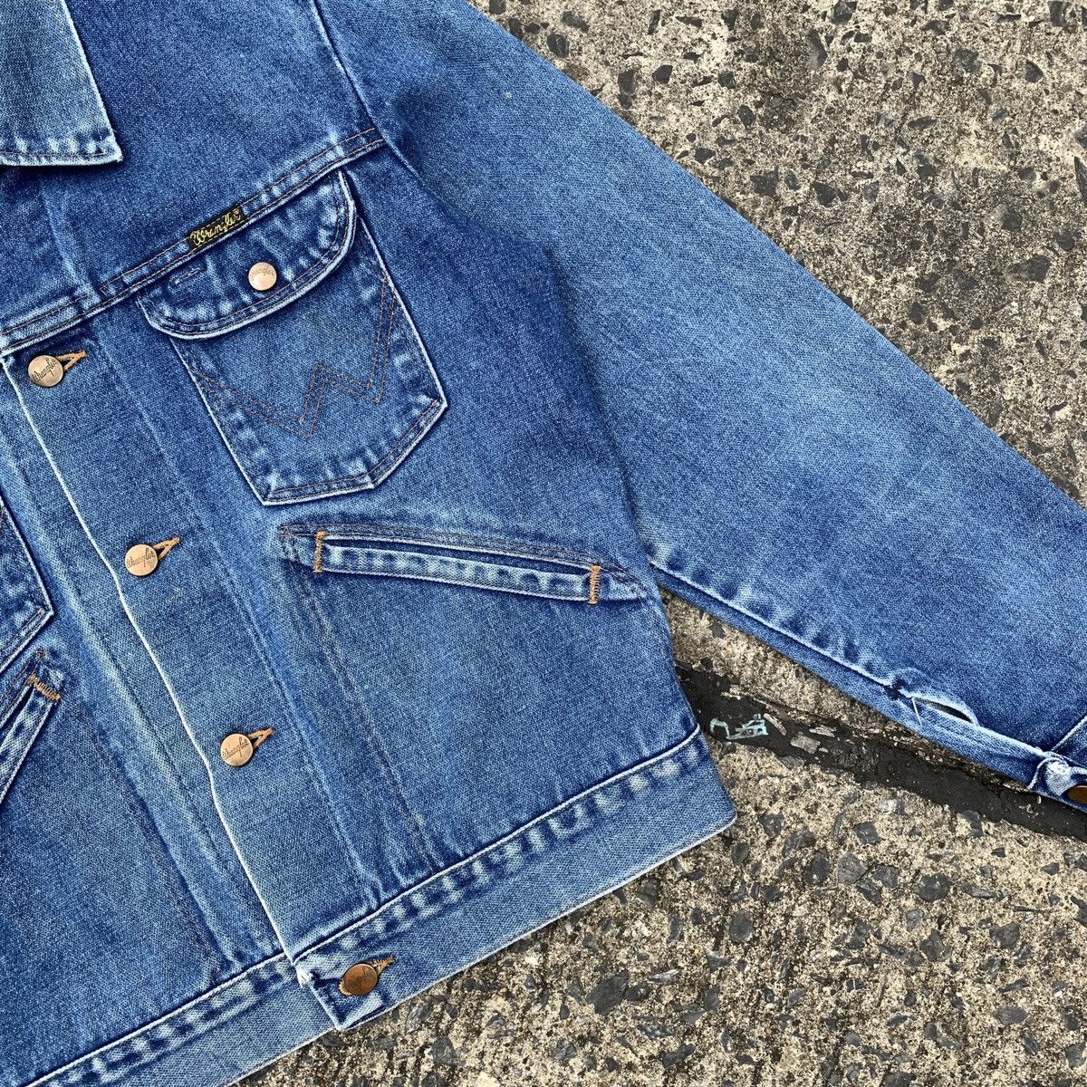 Vintage × Wrangler 70s USA Wrangler Denim Jacket Size US L / EU 52-54 / 3 - 6 Thumbnail