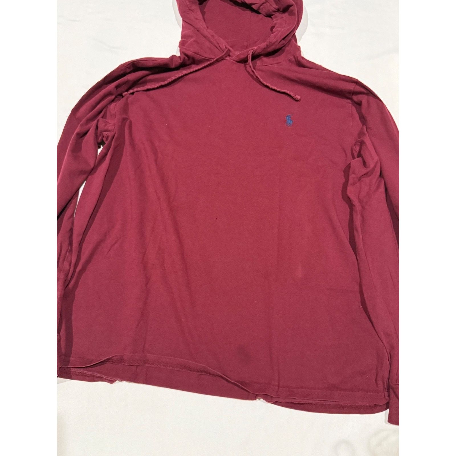 Polo Ralph Lauren Polo Ralph Lauren Hoodie Men Large Maroon Red Pullover Size US L / EU 52-54 / 3 - 7 Thumbnail
