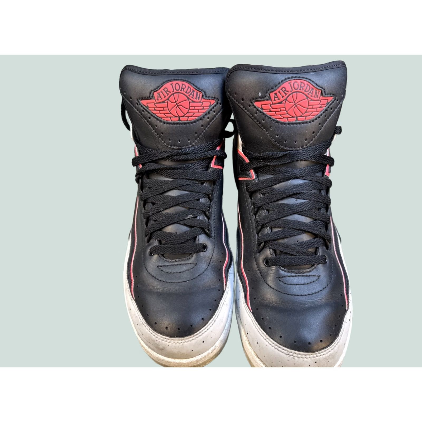 Jordan Brand Air Jordan 2 Retro Infrared 23 Sneaker Men 11.5 Black 2014 Size US 12 / EU 45 - 1 Thumbnail