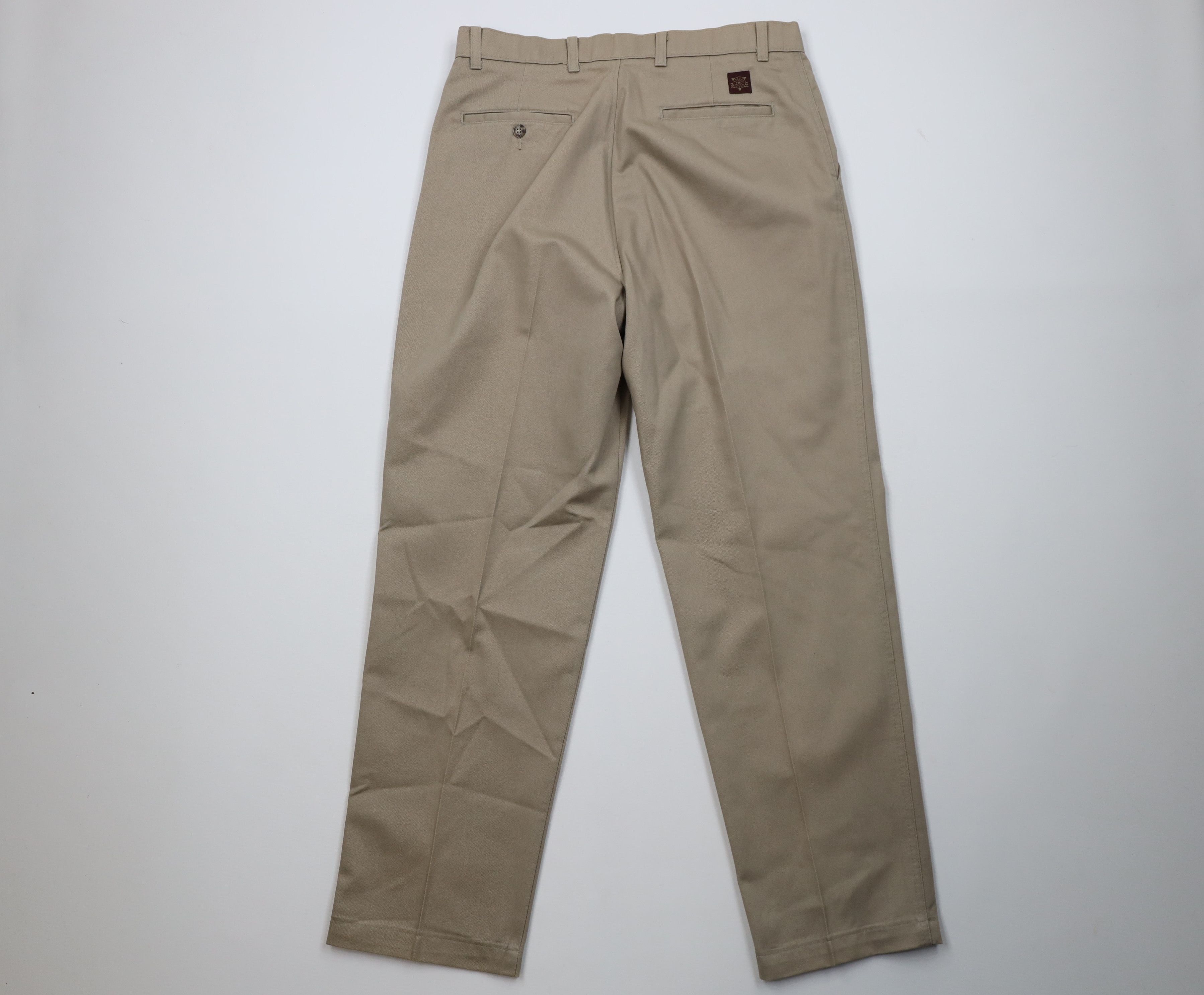 Vintage Vintage 90s Streetwear Straight Leg Chino Pants Beige Cotton Size US 34 / EU 50 - 7 Thumbnail