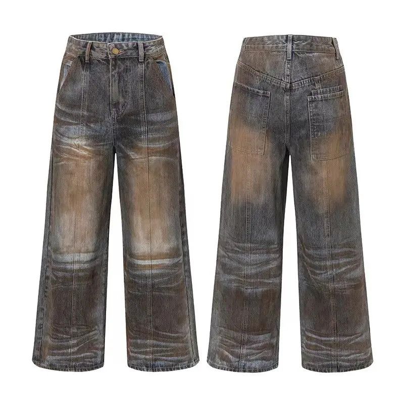 Japanese Brand × Jean Vintage Hip Hop Casual Street Tie-Dye Jeans Size US 33 - 2 Thumbnail