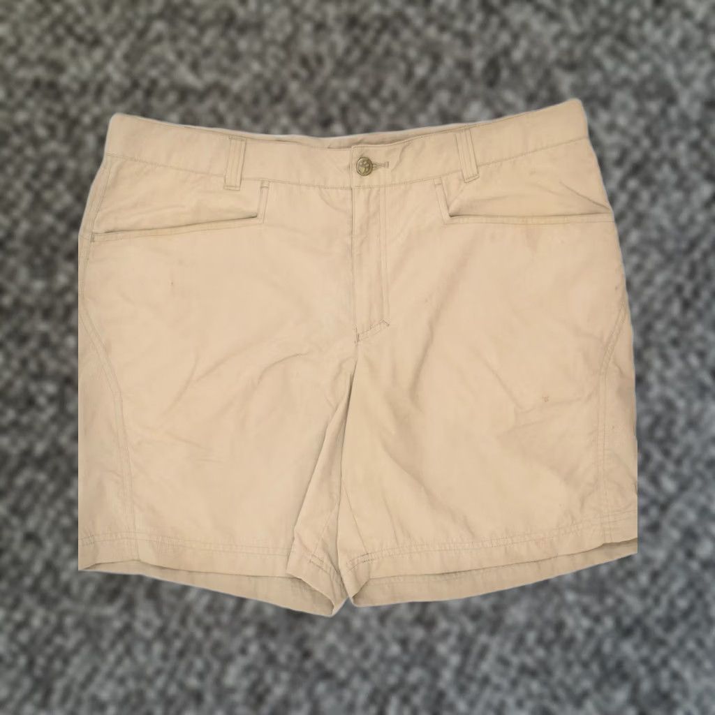 Vintage Jack Wolfskin Womens Casual Shorts W41 2XL Beige Nylon Fe07, Women's (Size 27)