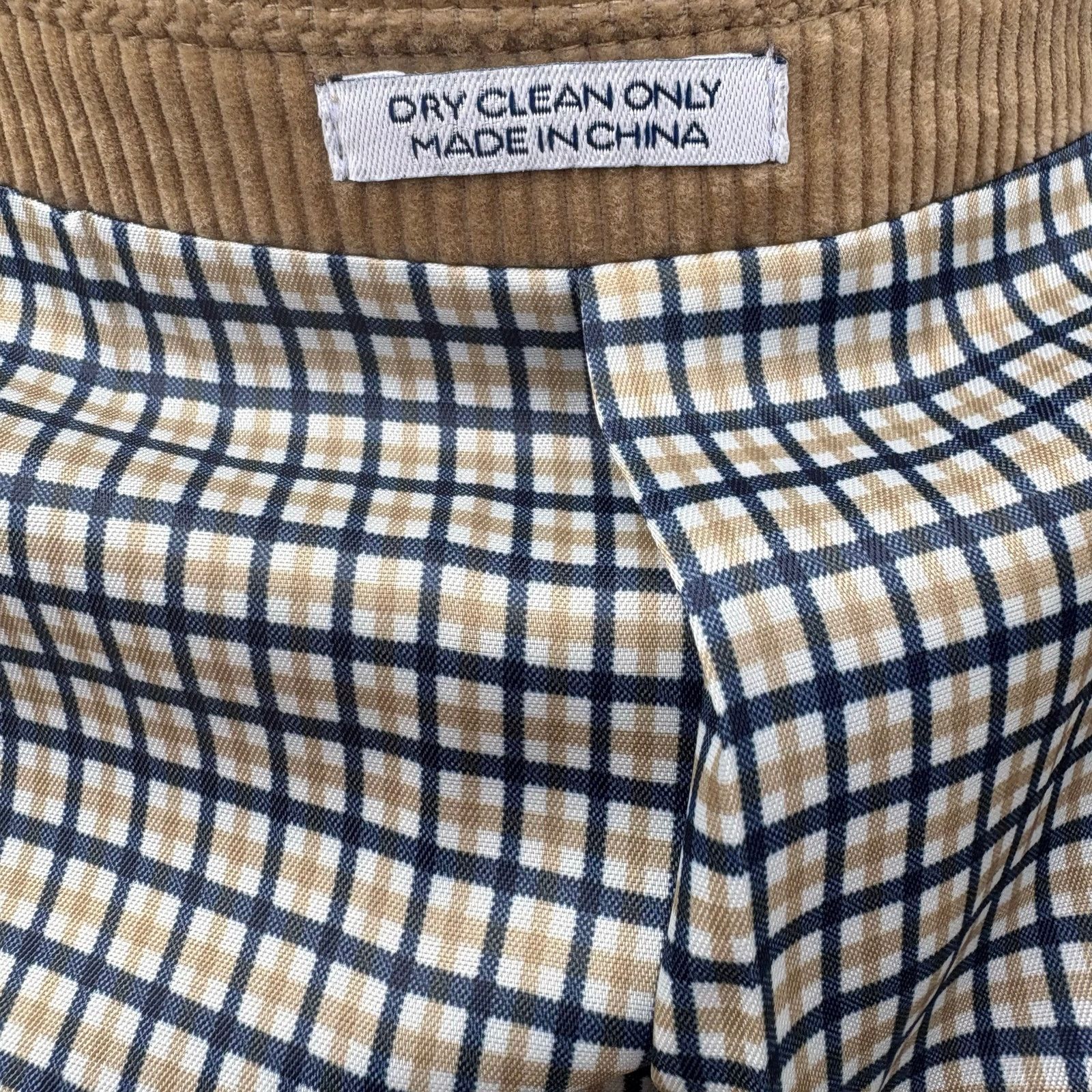 Saddlebred Saddlebred Heritage Corduroy Blazer Jacket Sz 42L Tan Preppy Size 42L - 10 Thumbnail