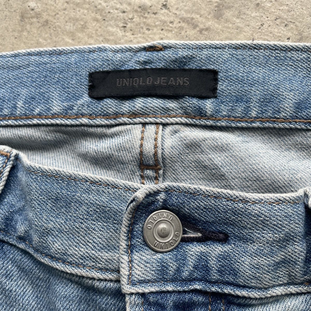 Japanese Brand Vintage Japanese Ripped Wash Blue Faded Skinny Jeans Pants Size US 32 / EU 48 - 6 Thumbnail