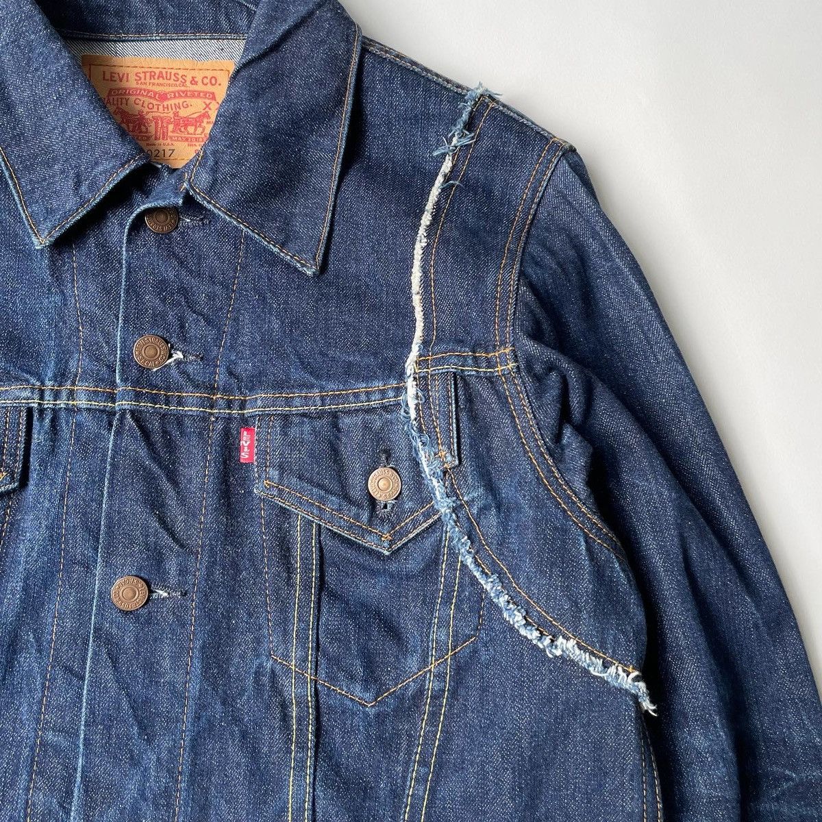 Comme des Garcons A/W 05 Re Worked Blue Denim Jacket Size US M / EU 48-50 / 2 - 5 Thumbnail