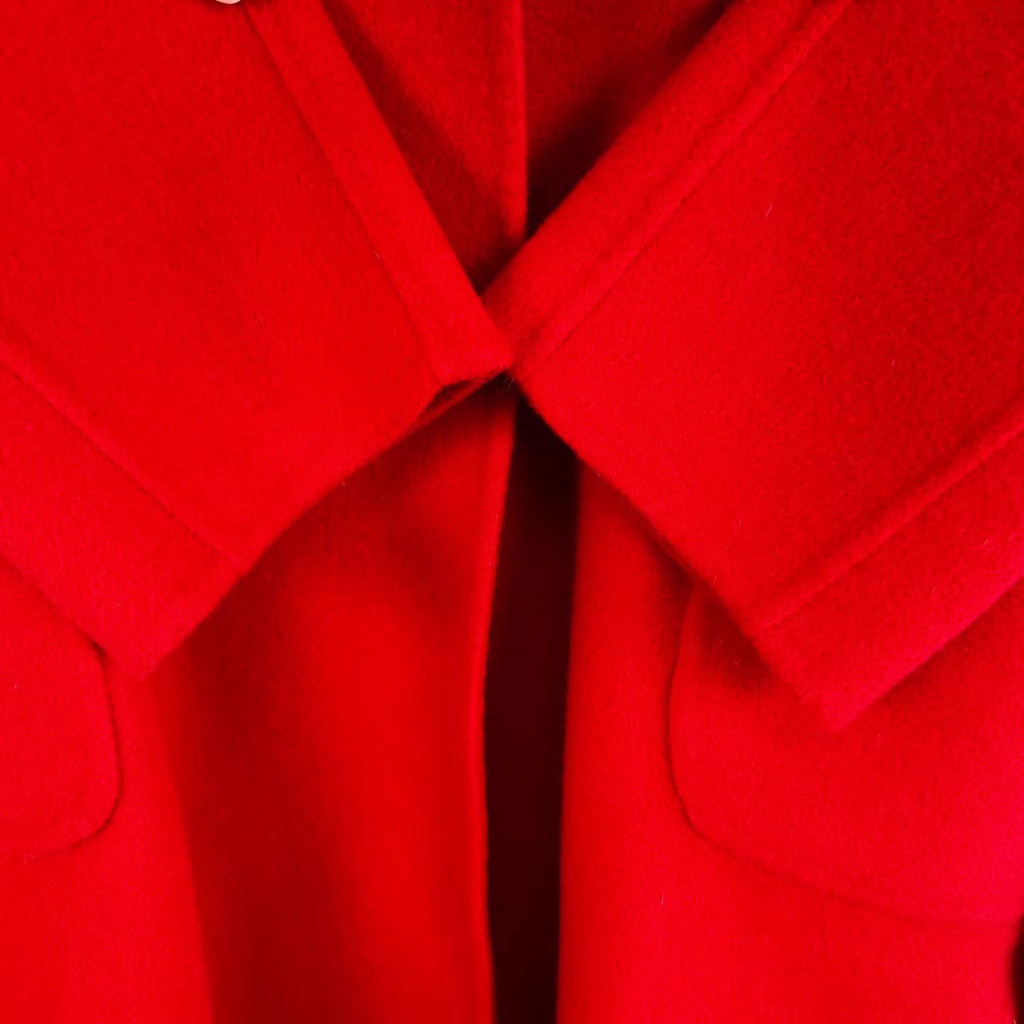 Max Mara MaxMara WEEKEND Mid-Length Red Waist-Fitted Coat K12 Size XXS / US 00 / IT 34 - 5 Thumbnail