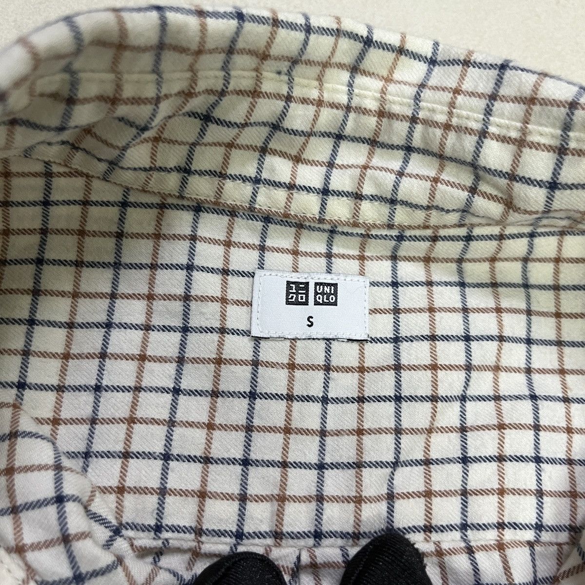 Japanese Brand × Uniqlo × Vintage Uniqlo Plaid/Check Button Up Flannel Shirt Size US S / EU 44-46 / 1 - 6 Thumbnail