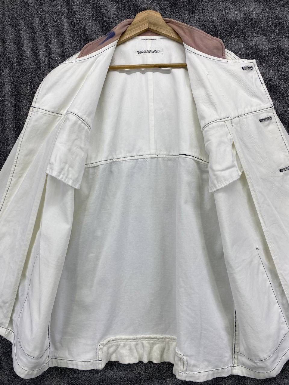 Kansai Yamamoto Vintage 90 Kansai Yamamoto Double Breasted Denim Coat Jacket Size US M / EU 48-50 / 2 - 8 Thumbnail
