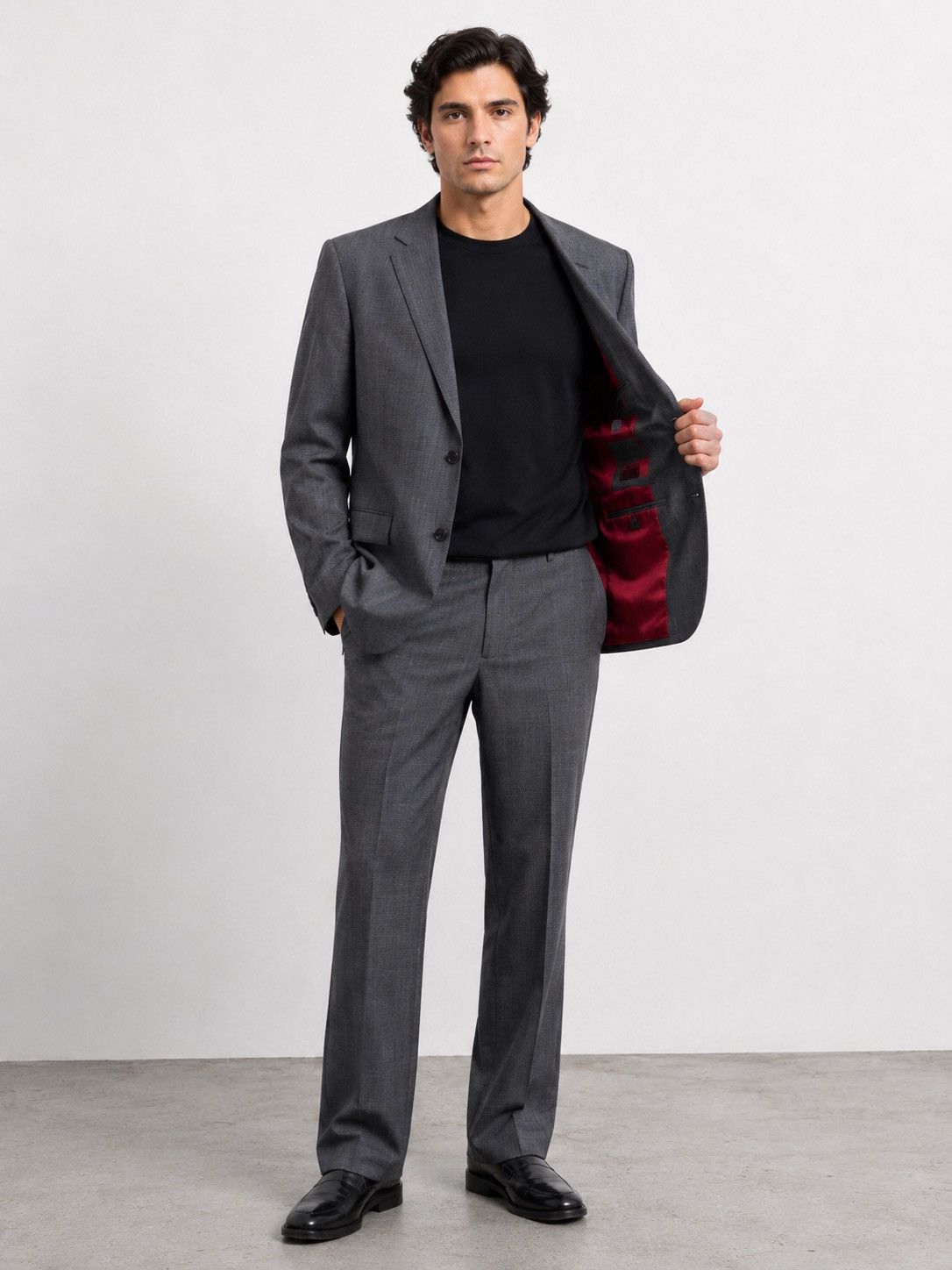 Suitsupply Suitsupply Suit Grey Wool Blazer & Pants Size 54 Size 54R - 1 Thumbnail