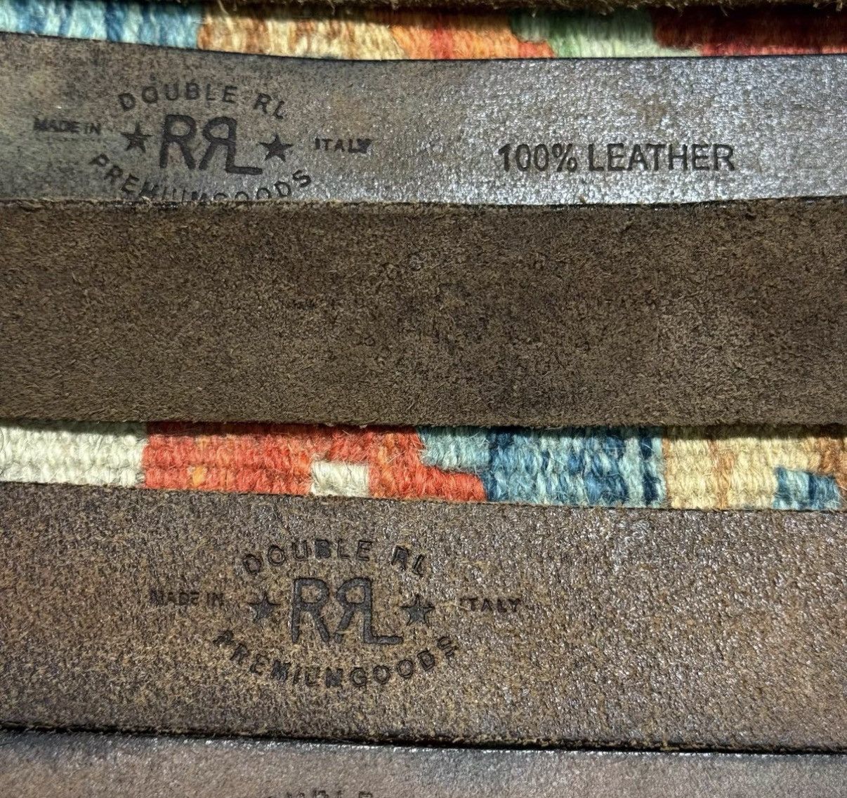 RRL Ralph Lauren RRL Ralph Lauren Double RL Horsebit Belts K22 Size ONE SIZE - 5 Thumbnail