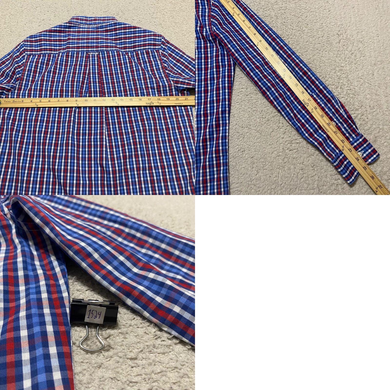 Chaps Ralph Lauren Chaps Mens Small Shirt Multicolor Plaid Long Sleeve Button-Down Shirt For Casual Size US S / EU 44-46 / 1 - 8 Thumbnail