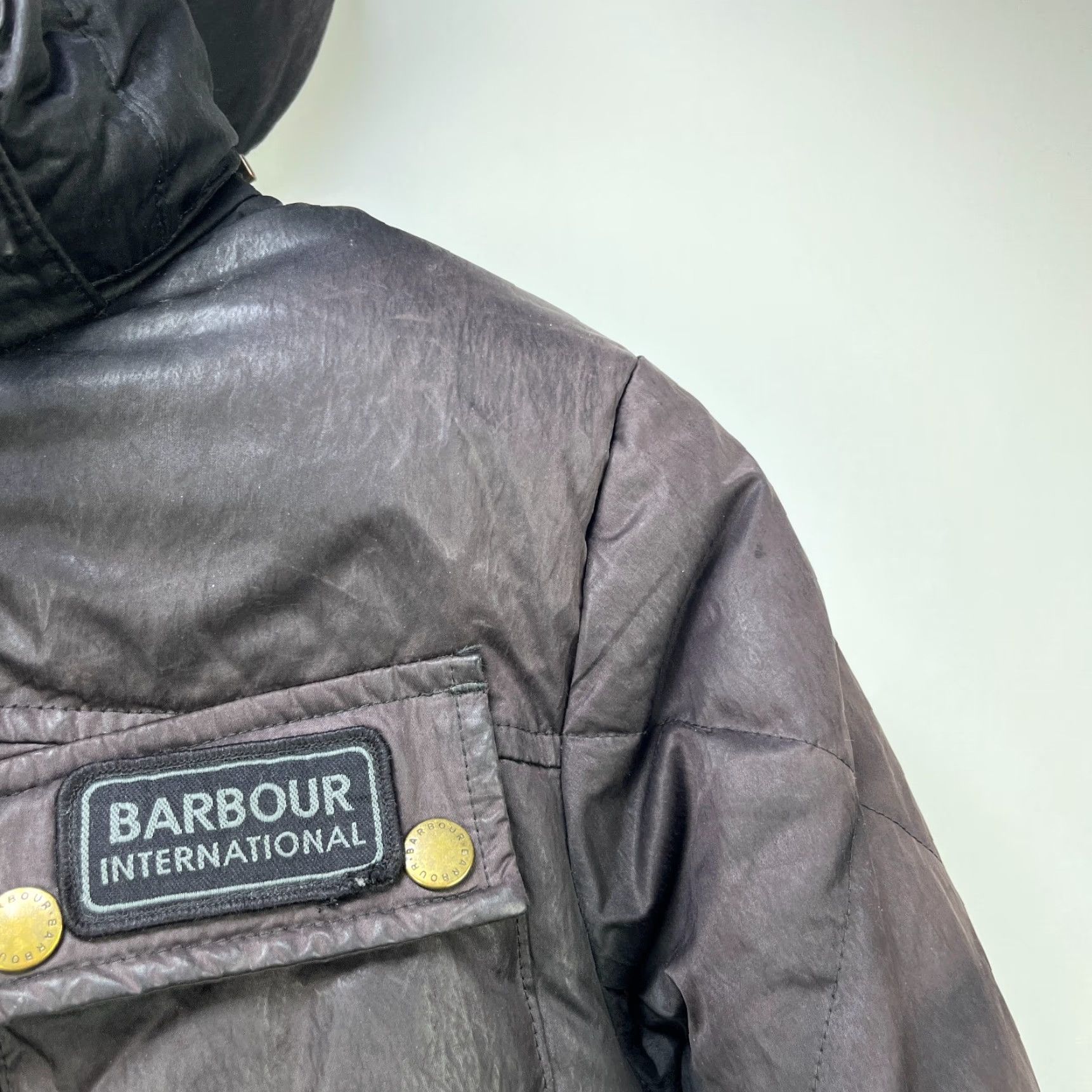 Barbour VINTAGE Barbour Jacket Women 8 Brown Puffer Nation Down Size M / US 6-8 / IT 42-44 - 4 Thumbnail
