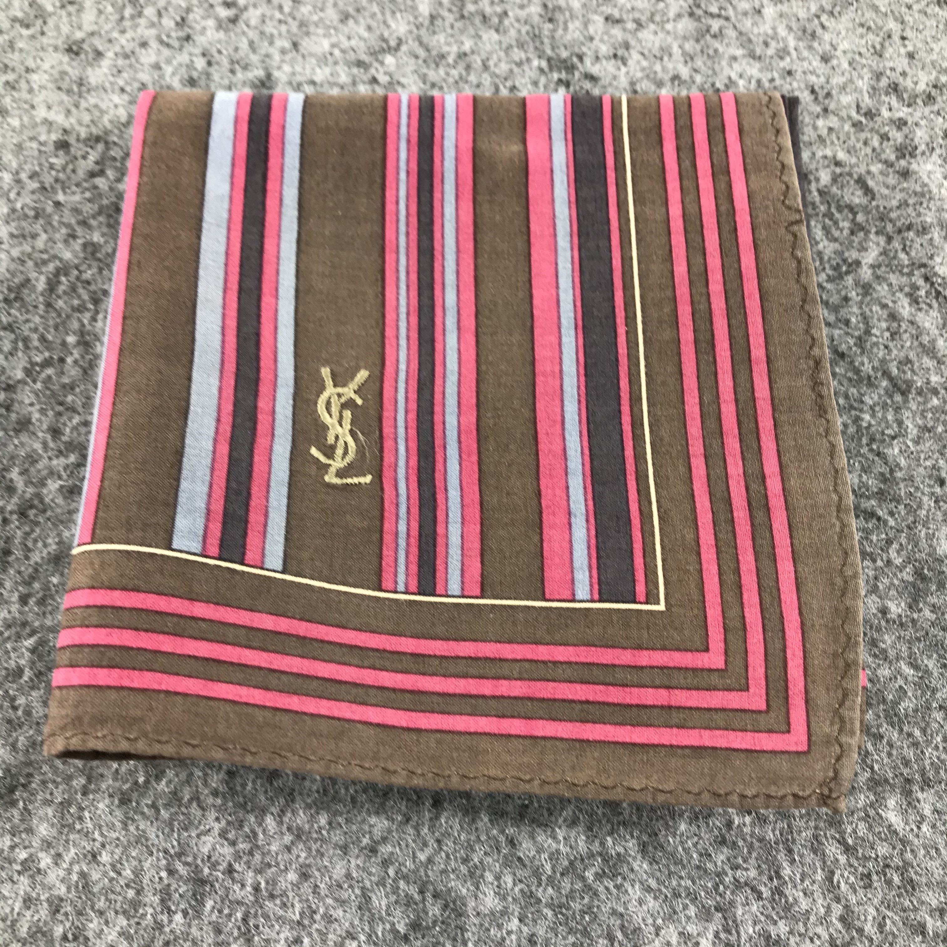 Yves Saint Laurent Yves Saint Laurent Handkerchief Neckerchief Bandana H350 Size ONE SIZE - 6 Thumbnail
