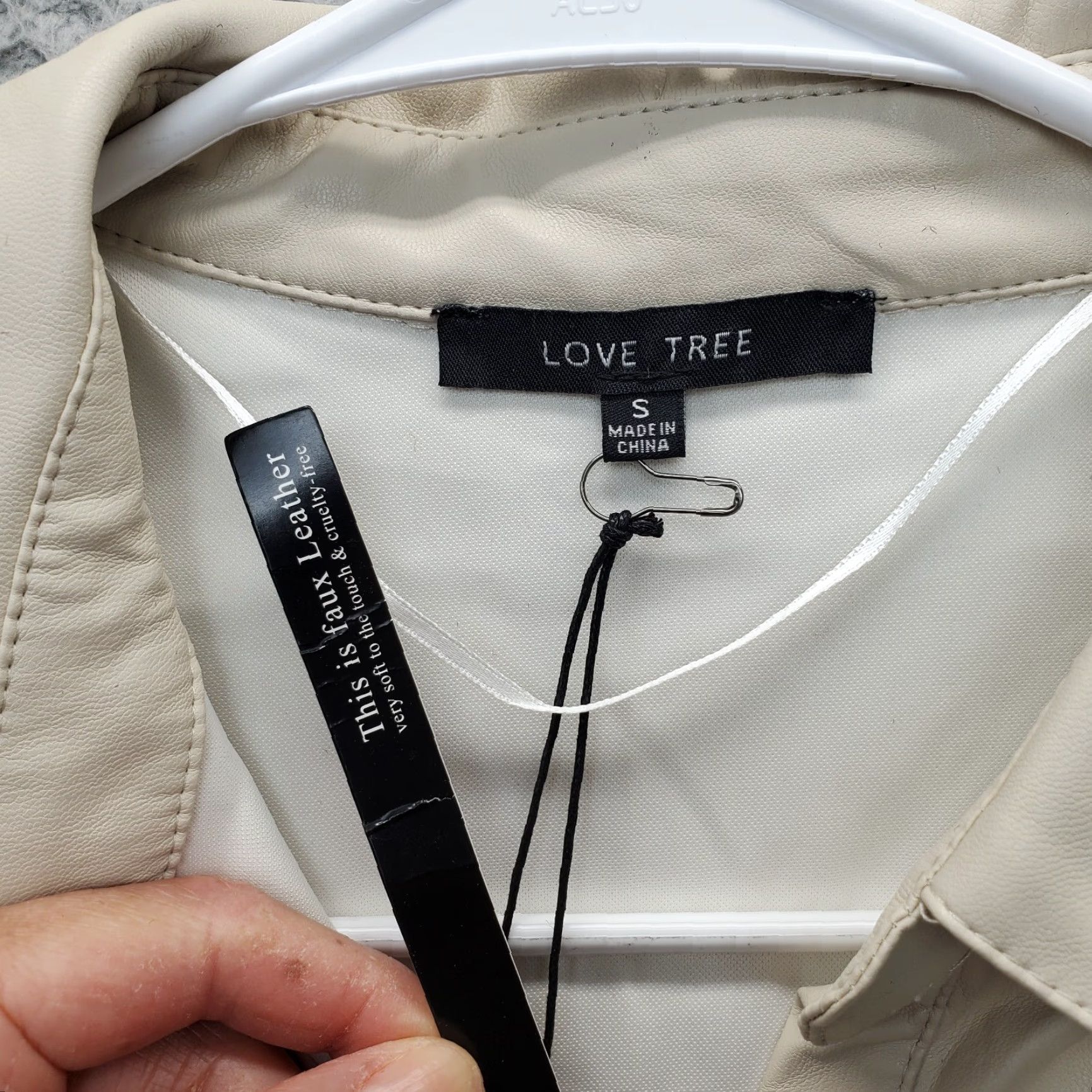 Vintage Love Tree Shirt Womens Small Tan Slim Fit Button Up Size S / US 4 / IT 40 - 3 Thumbnail