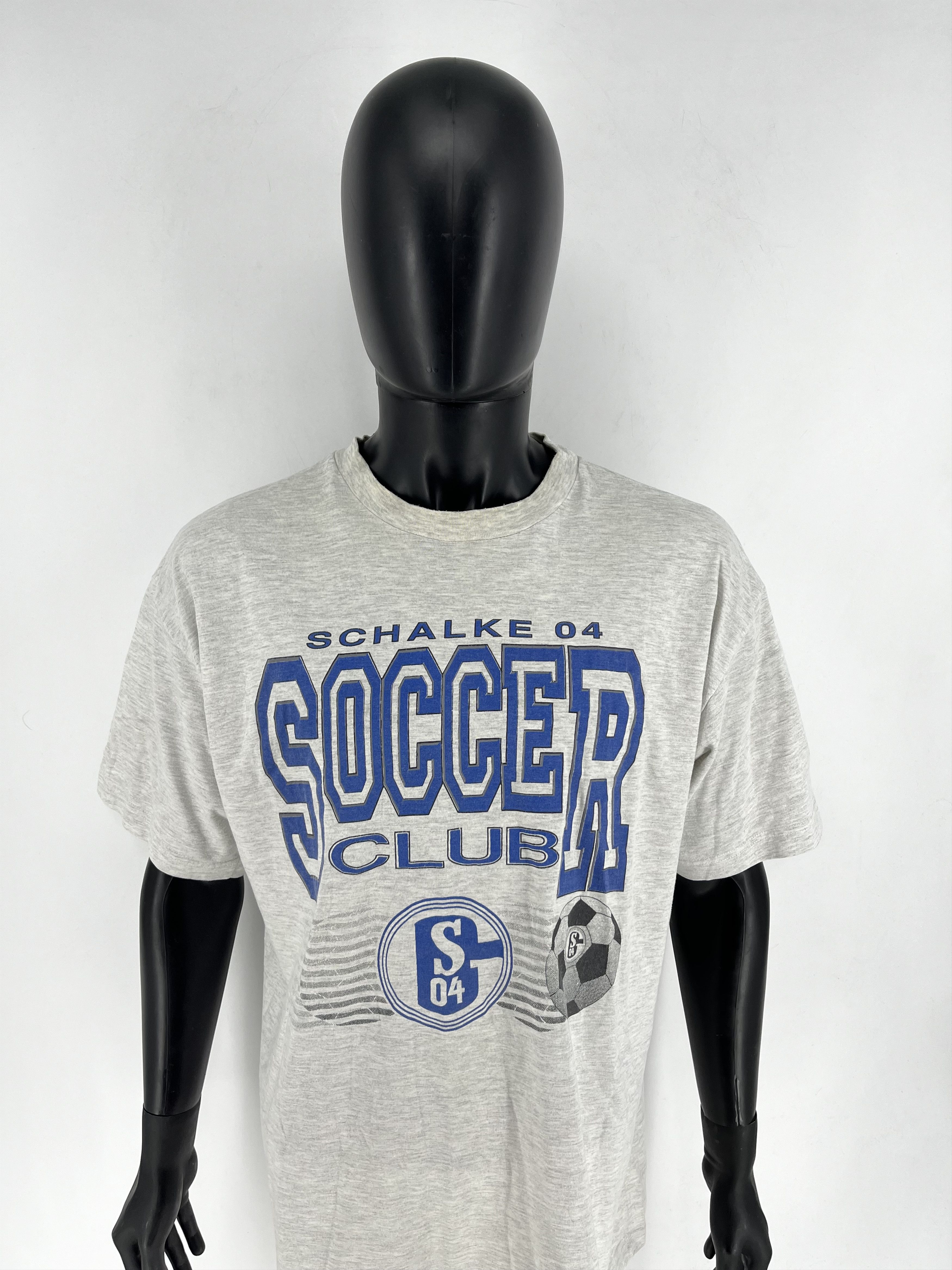 Vintage Mens Vintage Y2K T Shirt Schalke 04 Size XL Soccer Size US XL / EU 56 / 4 - 5 Thumbnail