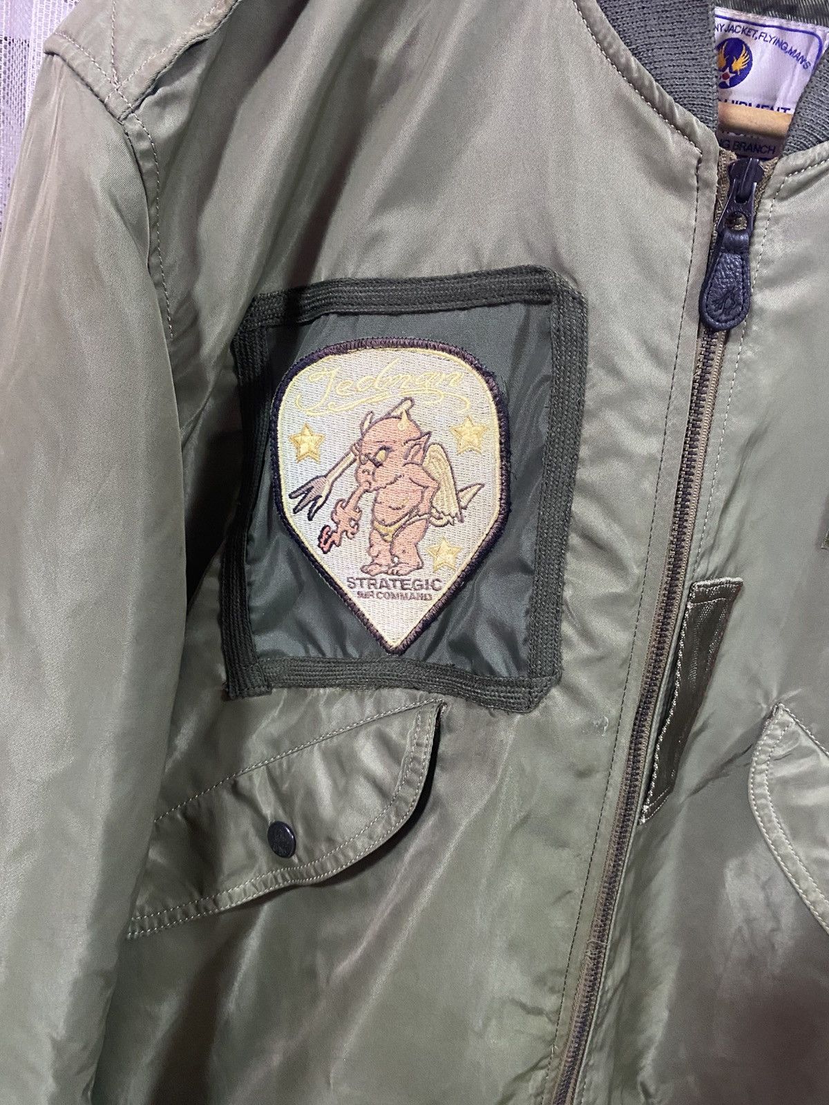 Tedman × Vintage Vintage Ted Company USAF Bomber Jacket Olive Green Size US M / EU 48-50 / 2 - 9 Thumbnail