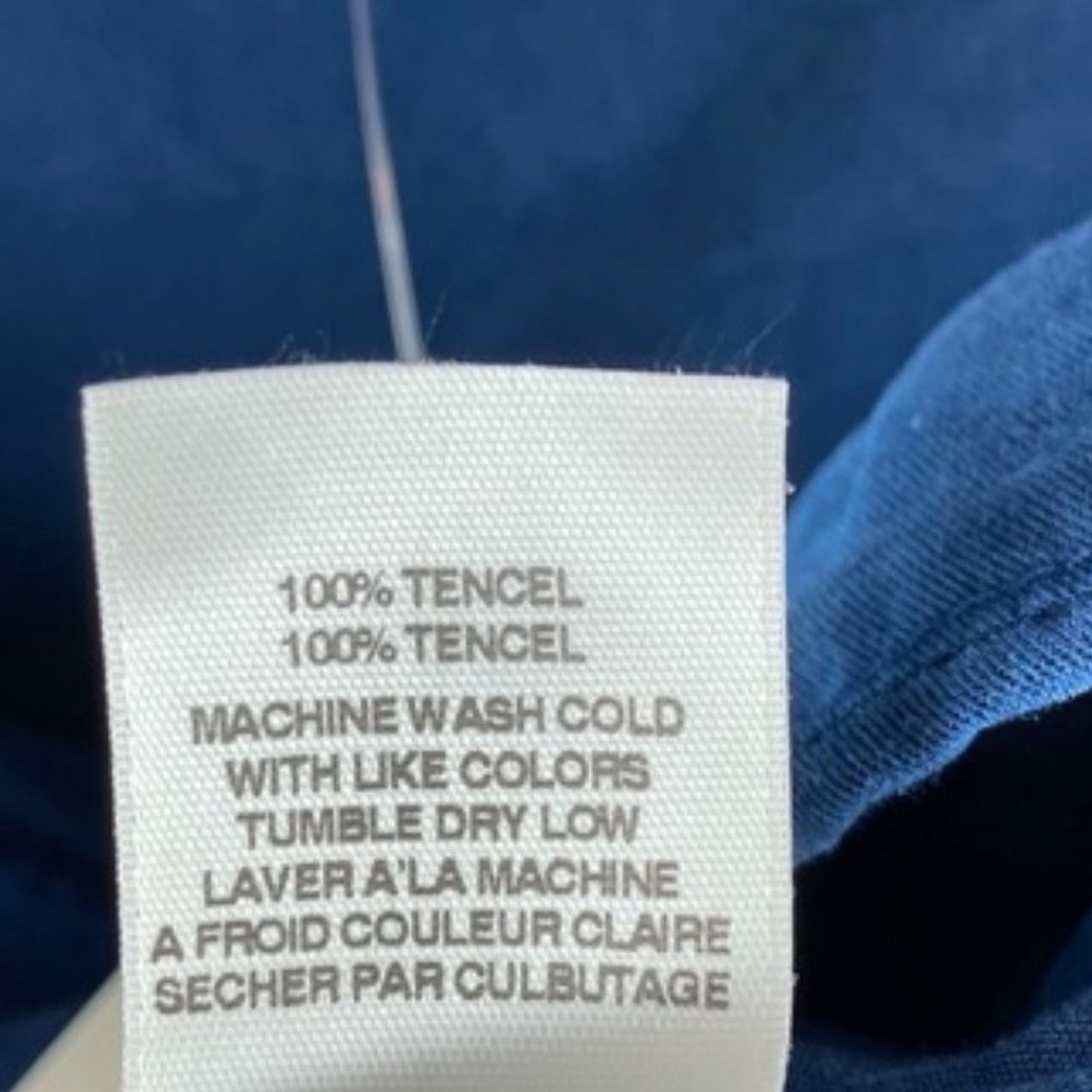 Anthropologie NEW Anthro Amadi Nantes Blue Paper Bag Tencel Mini Skirt Size 28" / US 6 / IT 42 - 3 Thumbnail